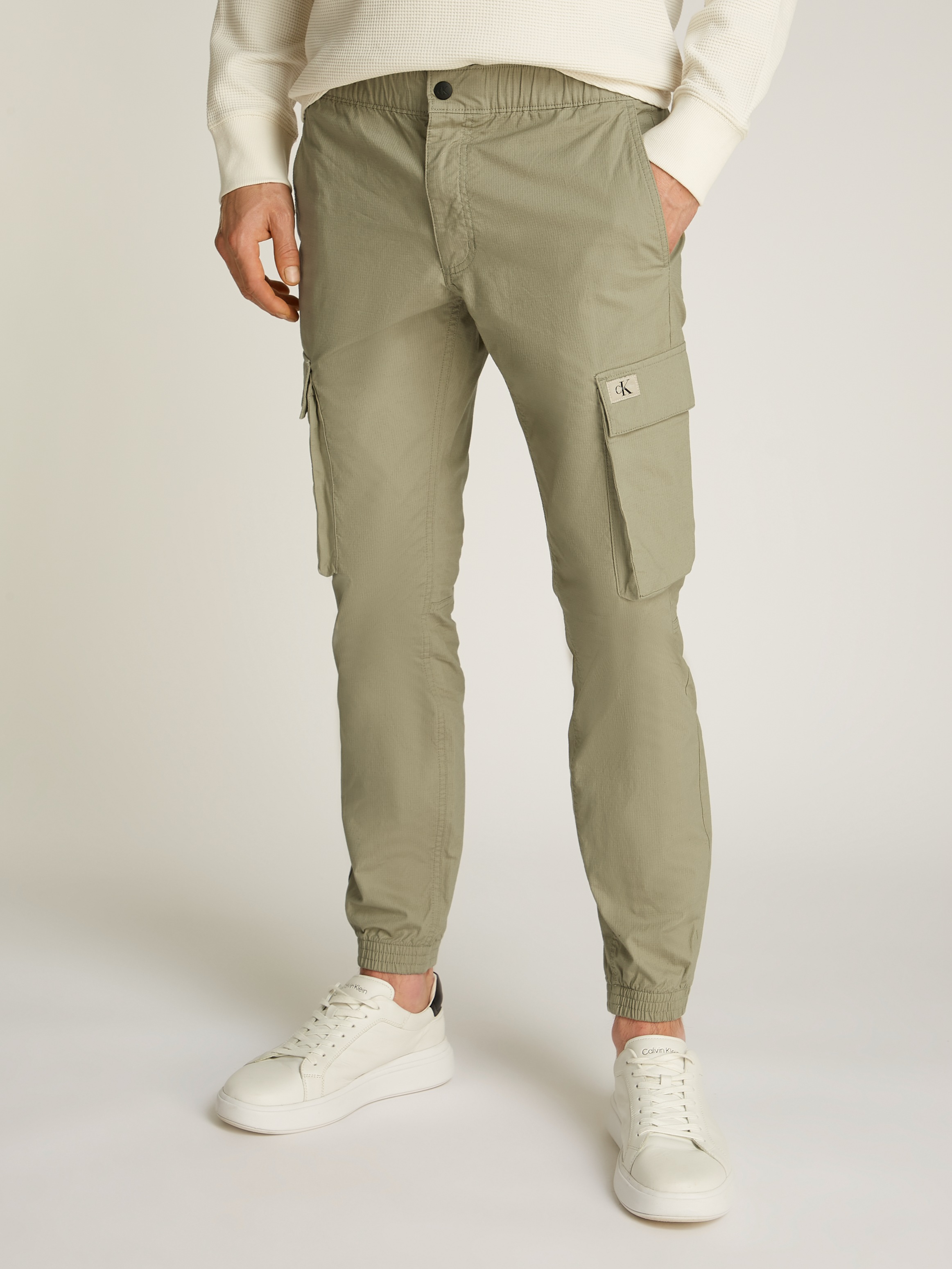 Calvin Klein Jeans Cargohose »SKINNY CARGO«, mit Logopatch