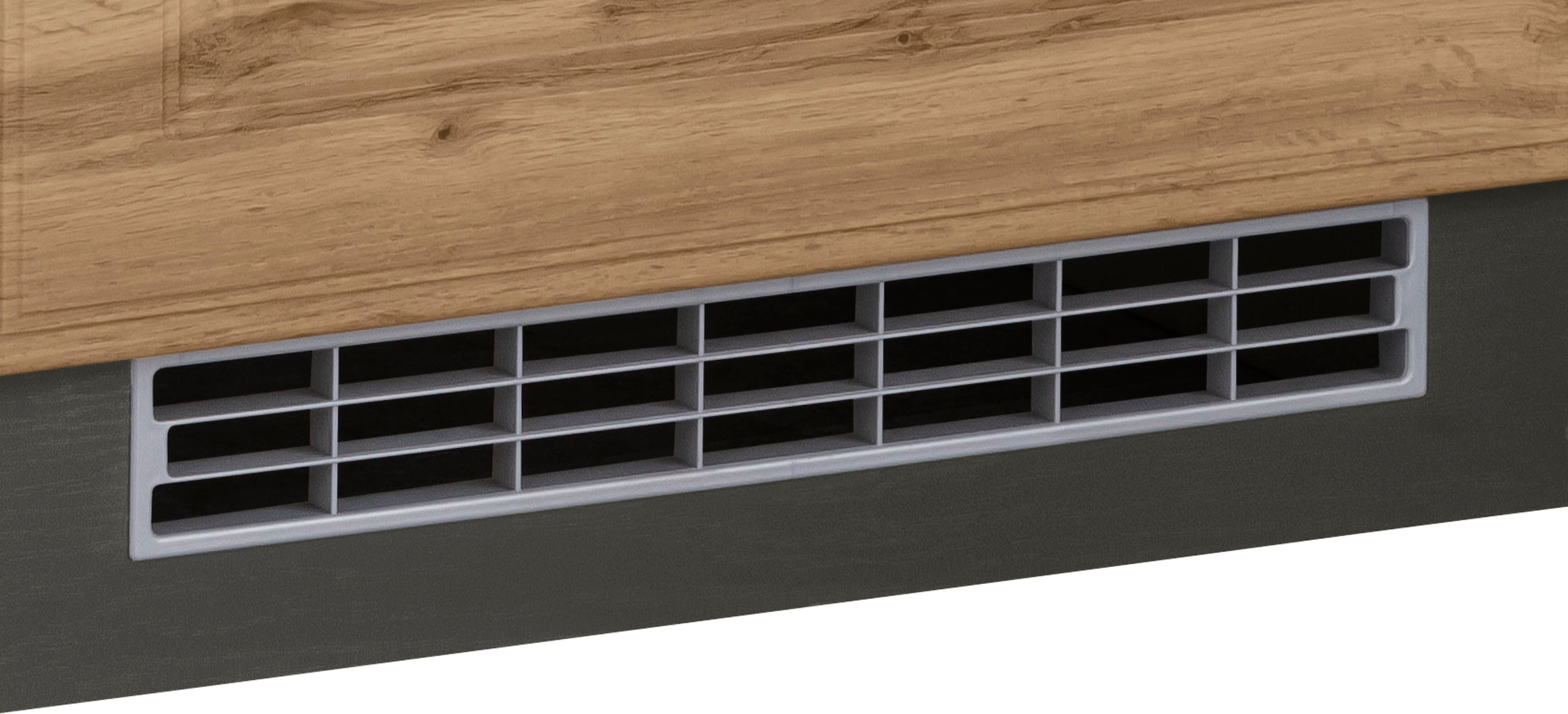 HELD MÖBEL Küchenzeile »Stockholm«, Breite 330 cm, mit hochwertigen MDF Fronten im Landhaus-Stil
