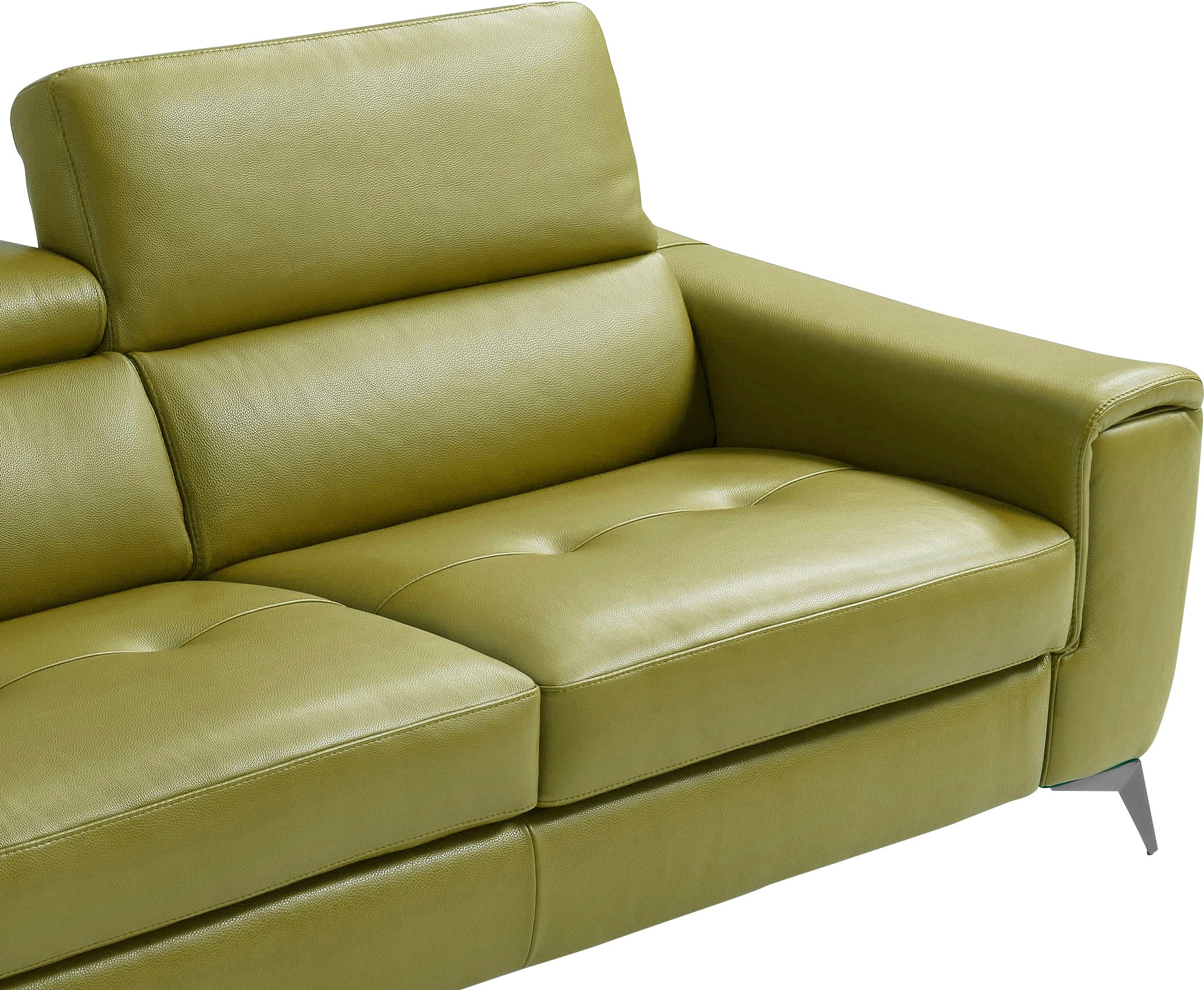 Egoitaliano Schlafsofa »Francine, Designsofa, Loungesofa mit Dauerschlaffunktion, Bettfunktion«, hochwertiger Metallbettrahmen & Matratze, Kopfteil manuell verstellbar