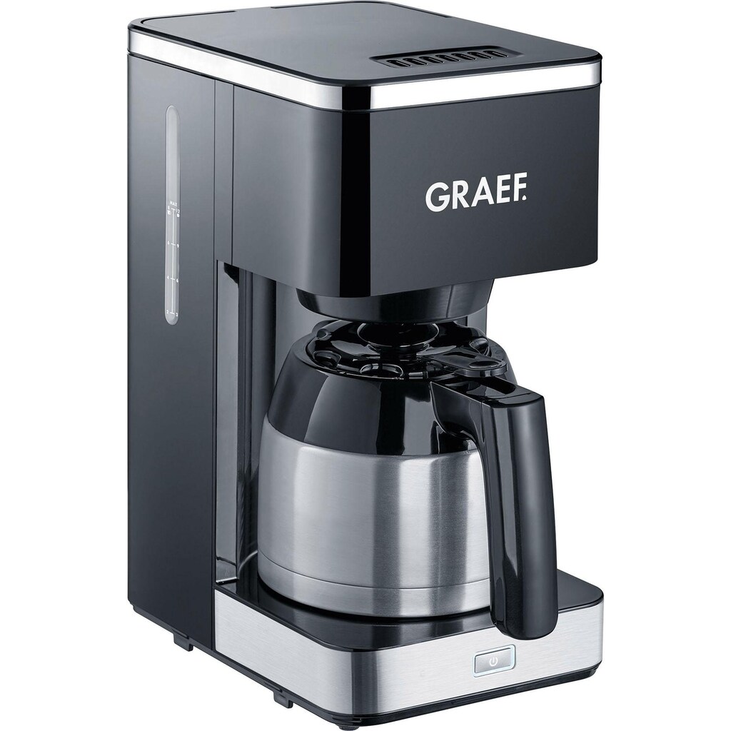 Graef Filterkaffeemaschine »FK 412«, 1 l Kaffeekanne, Korbfilter, 1x4