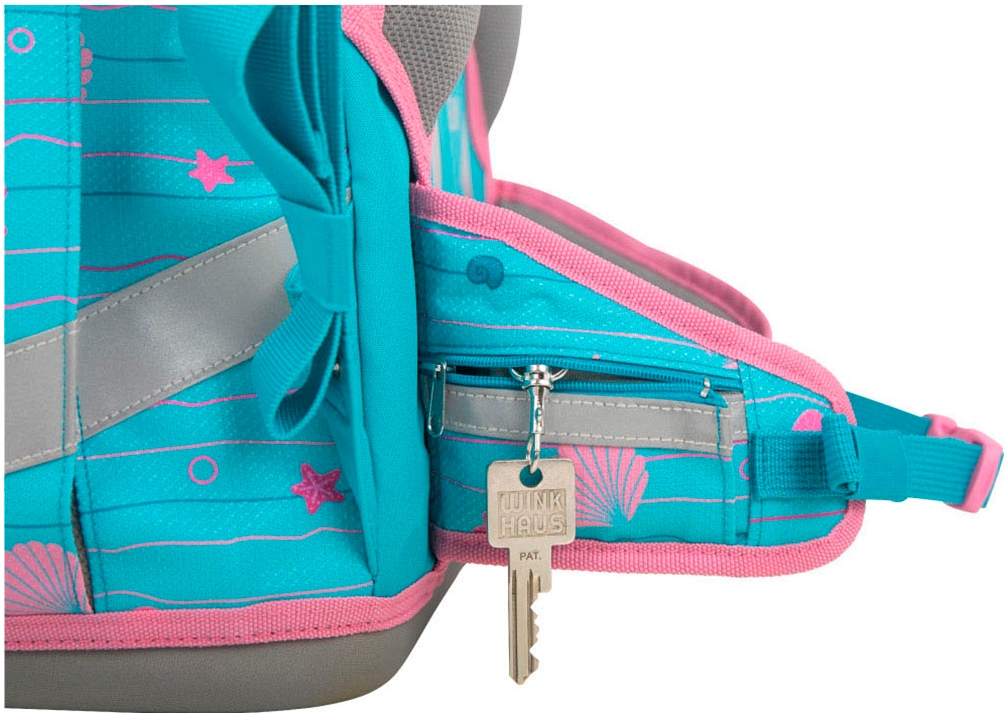 SCHOOL-MOOD® Schulranzen »Champion Pro«, retroreflektierende Flächen, mit LED-Patchy