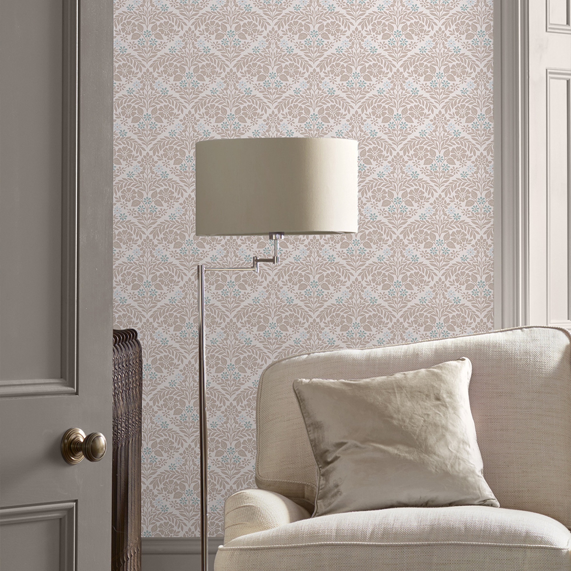 LAURA ASHLEY Vliestapete »Margam« floral texturiert 10mx52cm