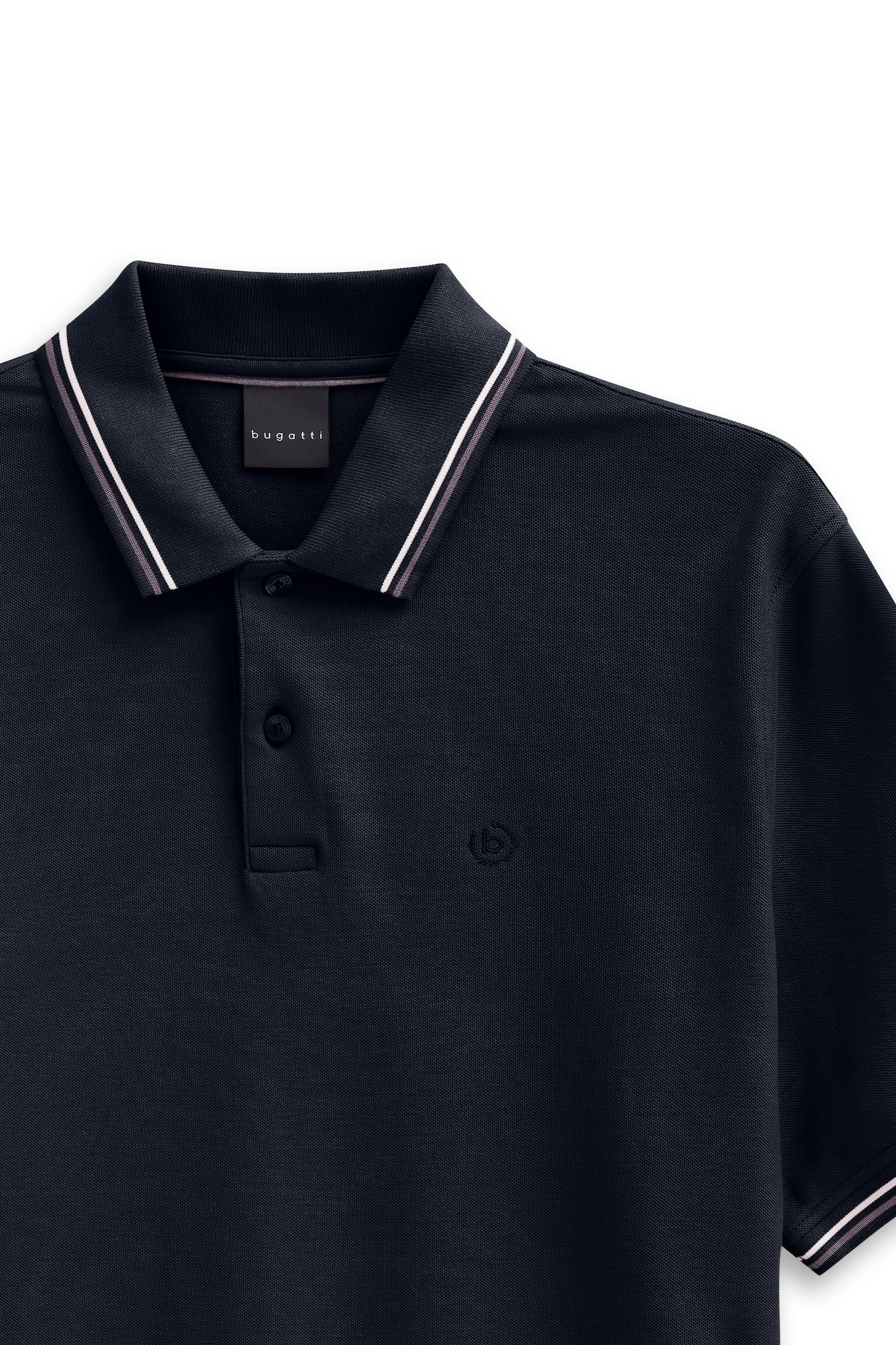 bugatti Poloshirt »Modern Fit« Basic Essential aus Baumwolle