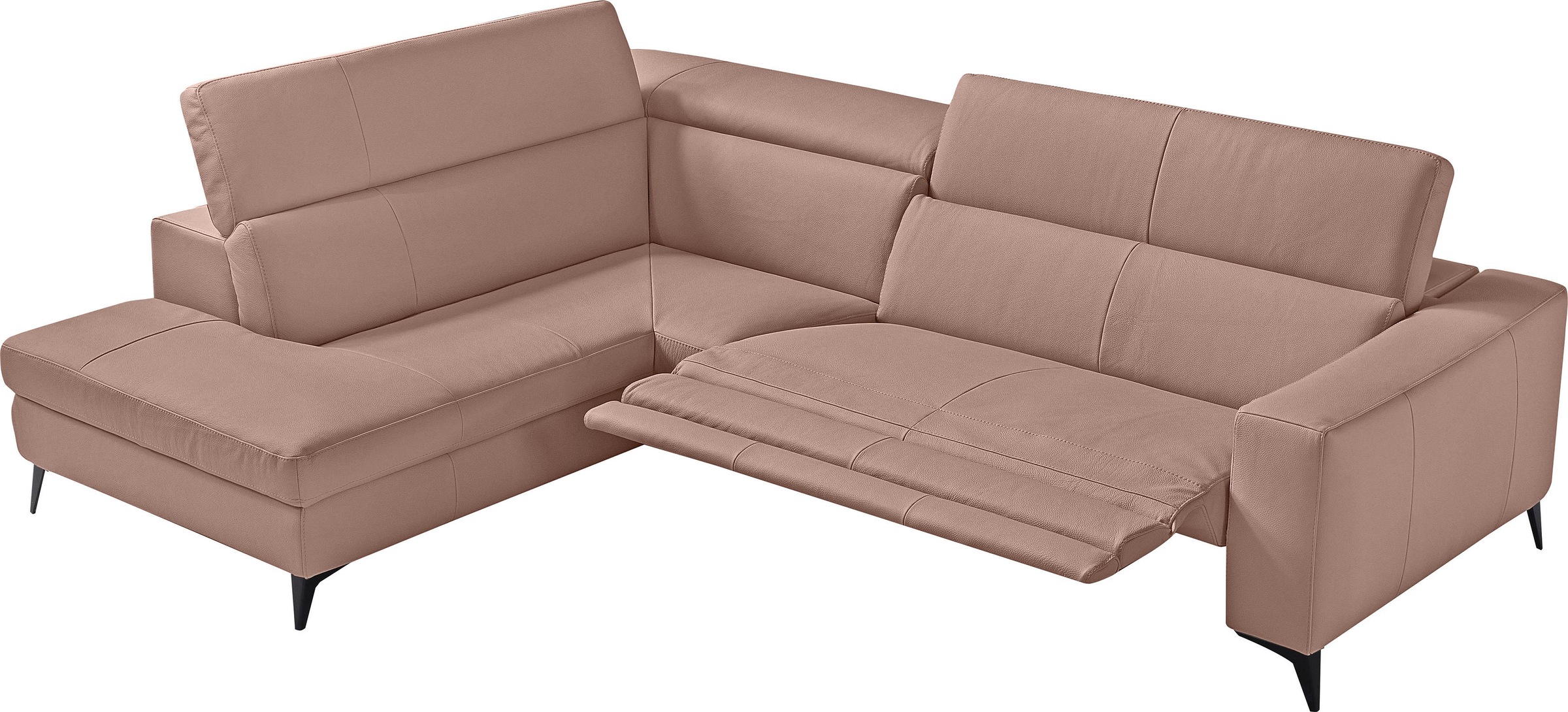 Egoitaliano Ecksofa »Edith, Designsofa mit hohem Sitzkomfort, L-Form«, inkl günstig online kaufen