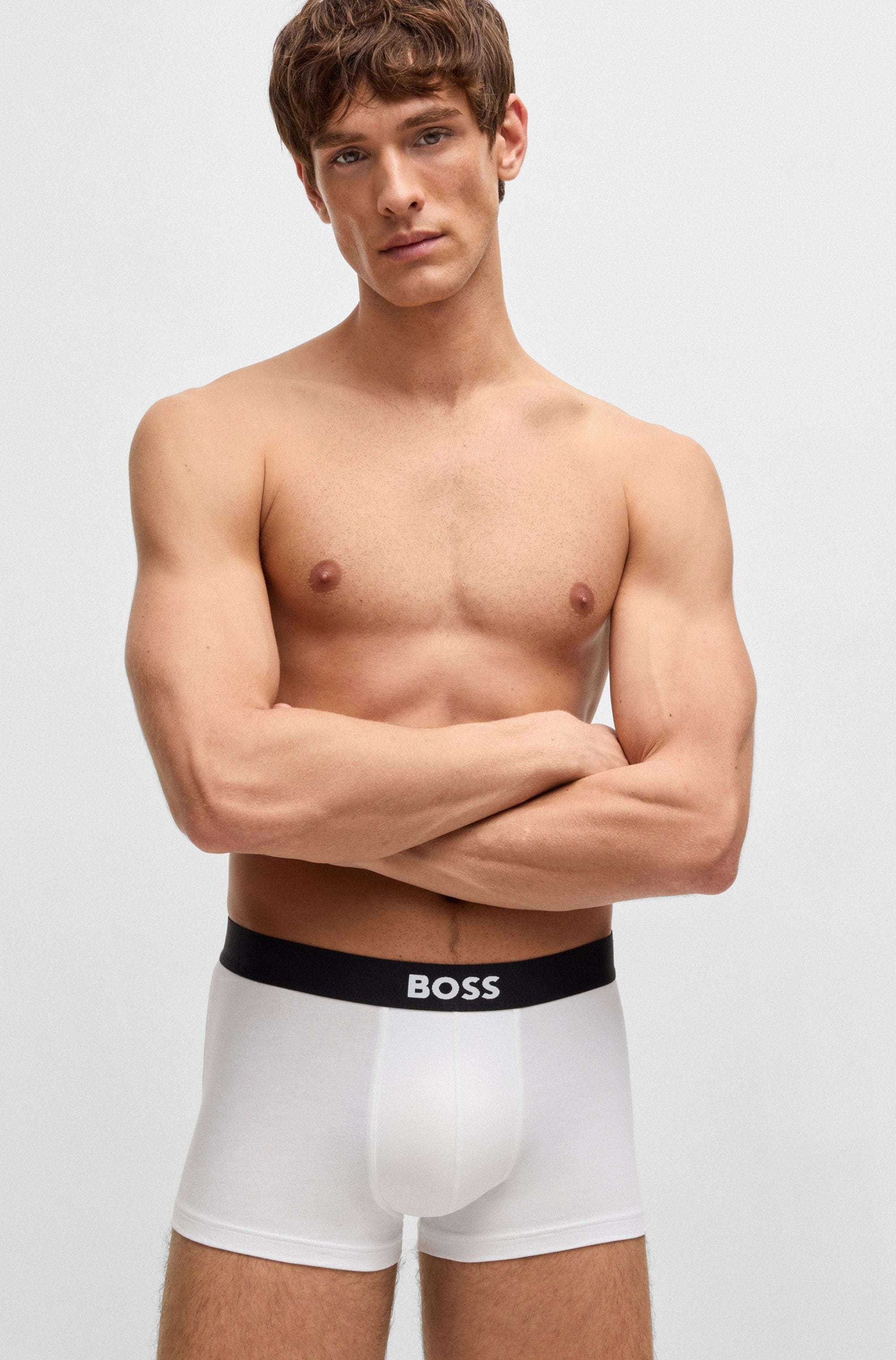 BOSS Trunk »3P Trunk BOSS ONE« mit unifarbenen Bund
