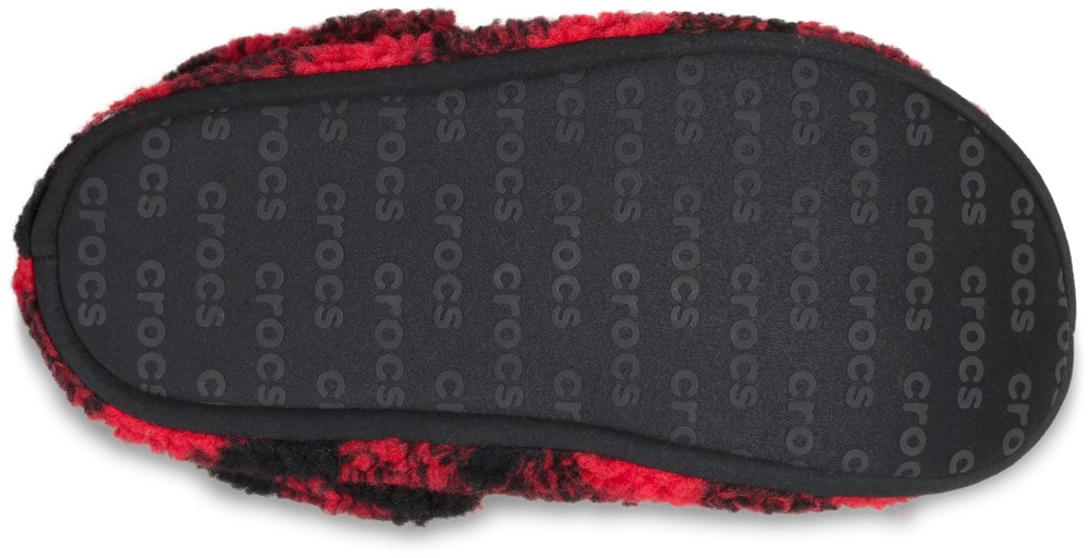 Crocs Hausschuh »Classic Buff Check Cozzy Slipper«  Pantoffel, Mule mit kariertem Muster