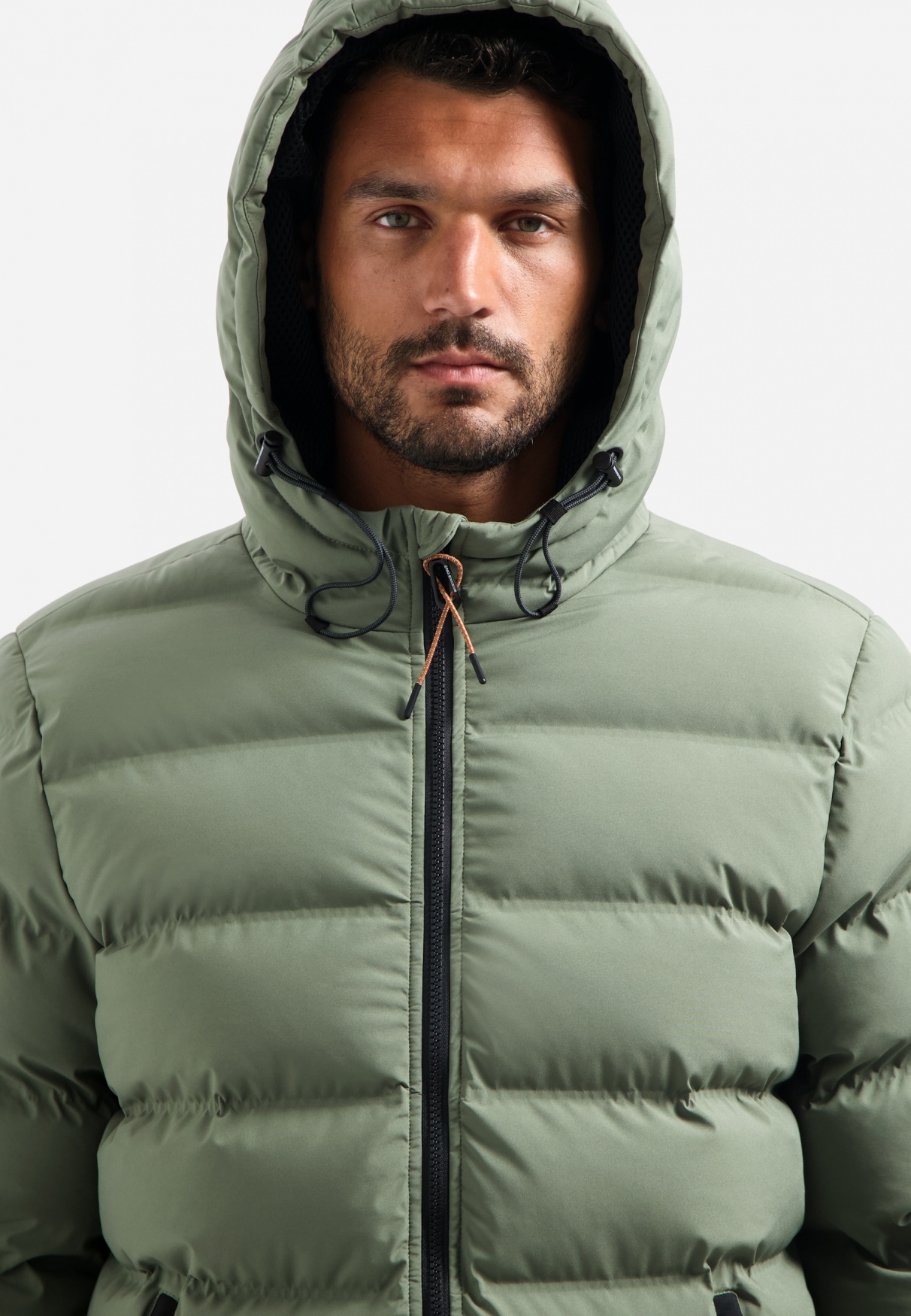 NO EXCESS Steppjacke »No Excess Jacke mit Kapuze Jacket Short Fit Sealed Hooded Padded«