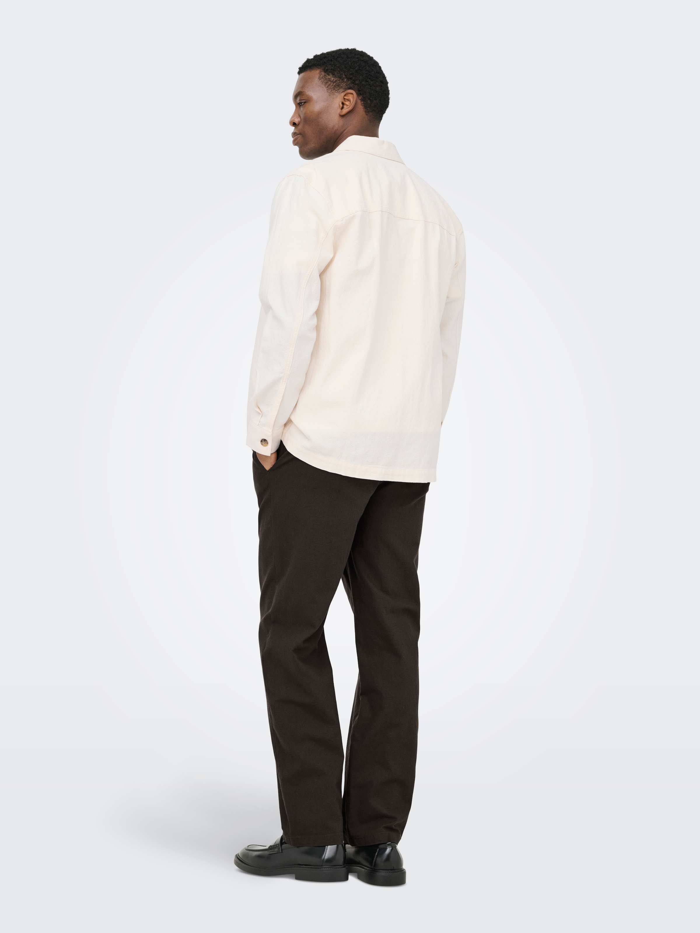 ONLY & SONS Schlupfhose »ONSSINUS LOOSE 0007 COT LIN PANT NOOS«  Baumwolle mit Leinen, locker geschnitten