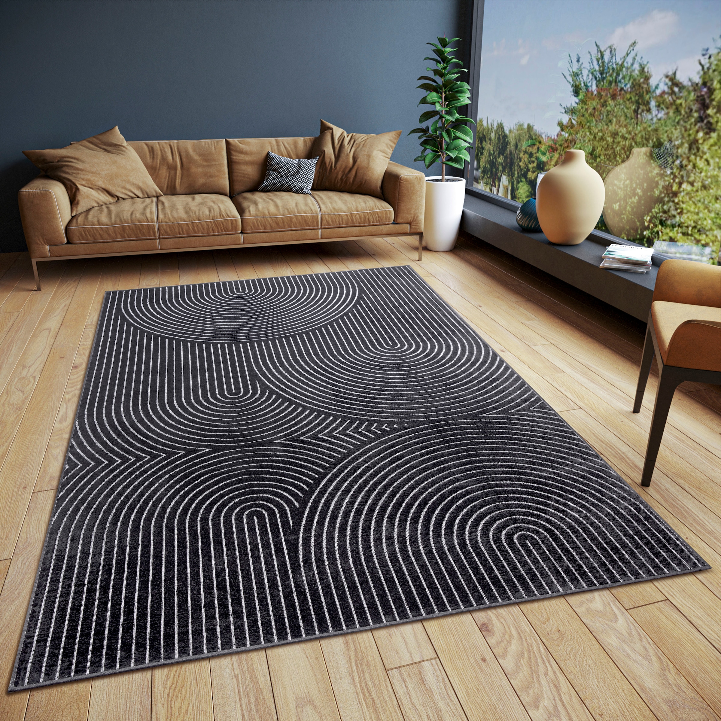 HANSE Home Teppich »Faron«, rechteckig, leichter 3 mm Kurzflor, Skandi,  Boho, 3D Effekt, Wohnzimmer bequem und schnell bestellen