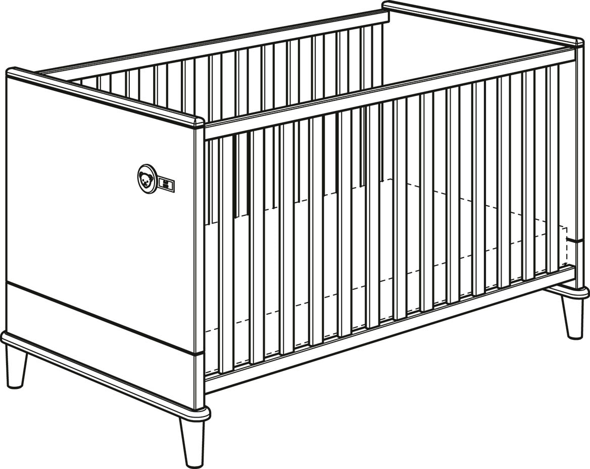 PAIDI Kinderbett »"Lotte & Fynn"«, inklusive 4-fach höhenverstellbarem AIRWELL® Comfort Federleistenrost