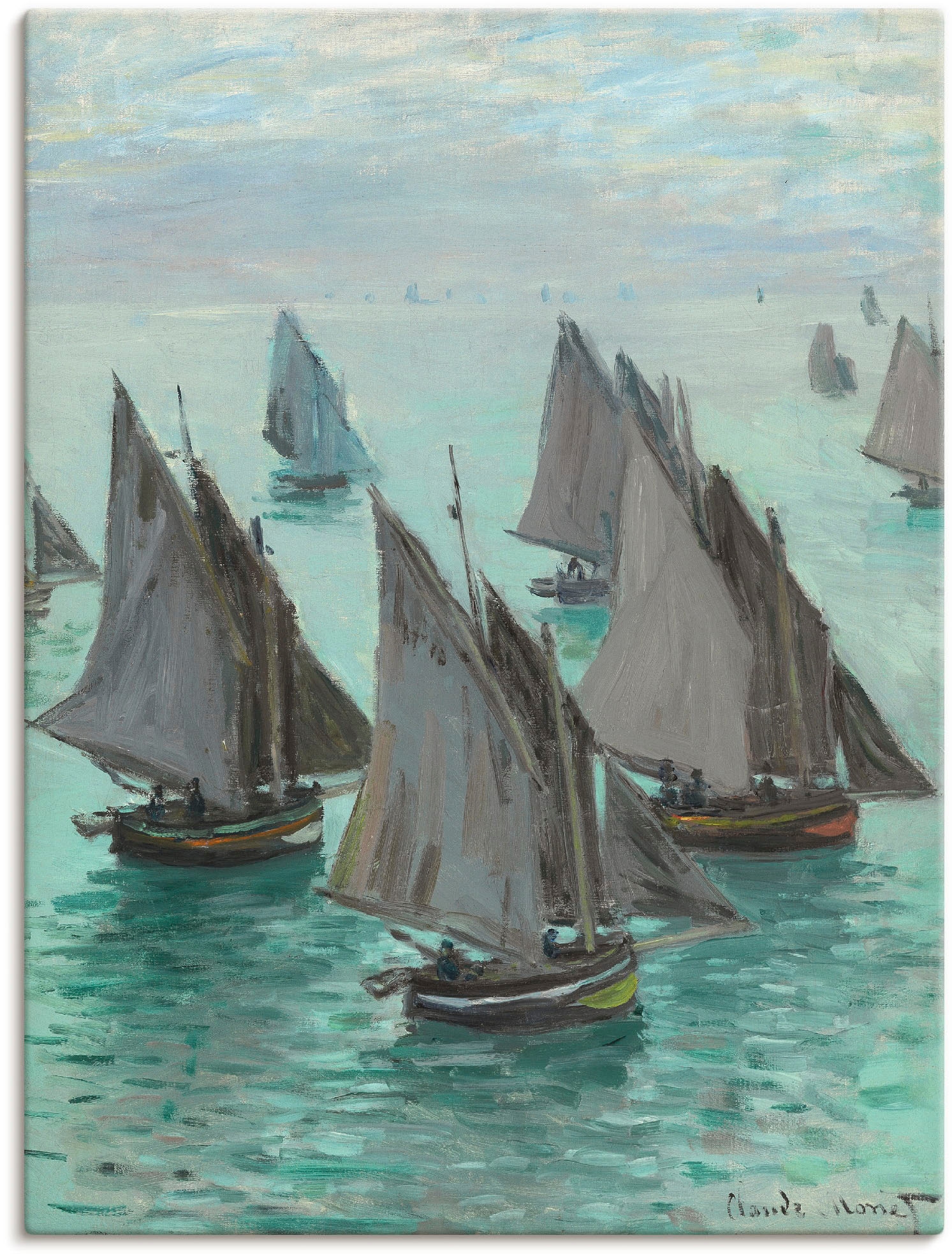 Artland Wandbild »Fischerboote bei ruhigem Wetter« Boote & Schiffe 1 Stk. t günstig online kaufen