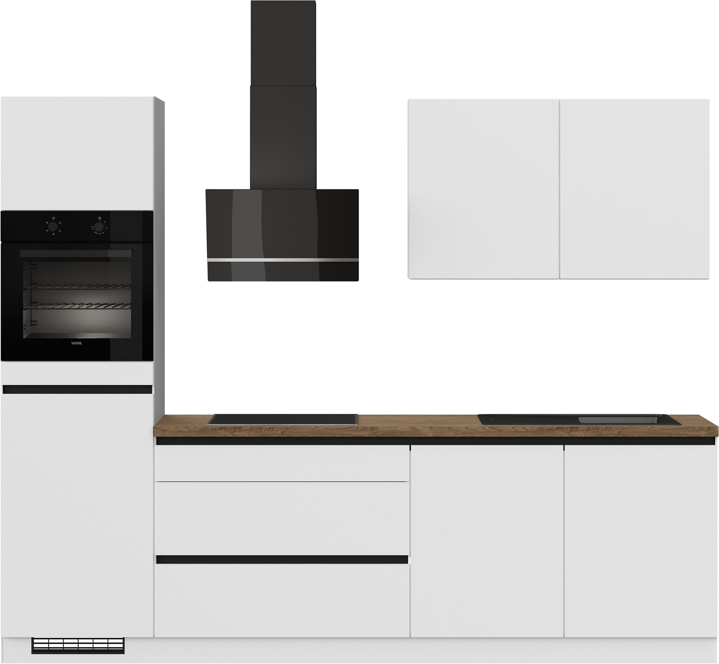 IMPULS KÜCHEN Küchenzeile »"Dublin", Anti Fingerprint Oberfläche, Schubkäst günstig online kaufen