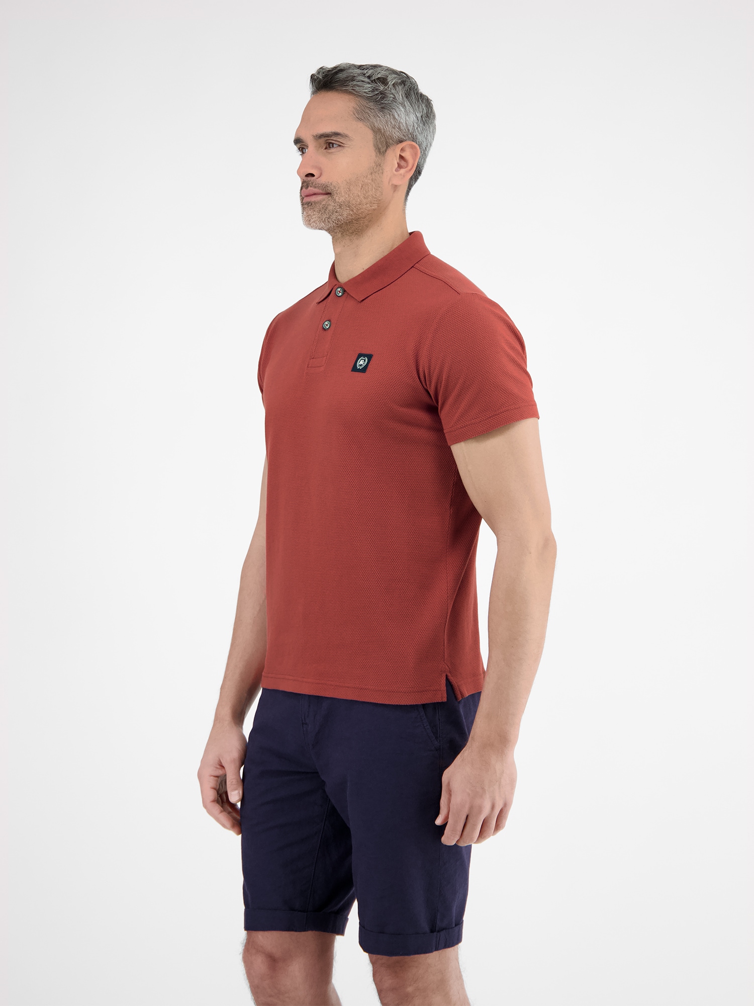 LERROS Poloshirt »Poloshirt in weicher Waffelpiquéqualität«