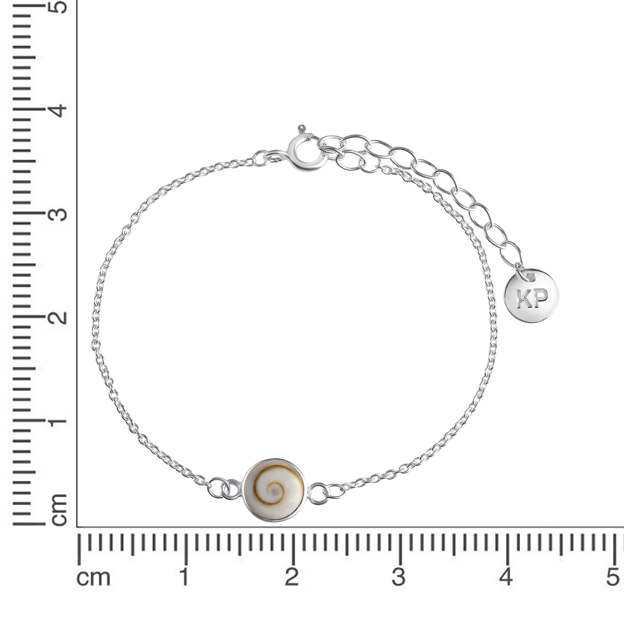 Vivance Armband »925/- Silber weiß mit Muschel weiß«