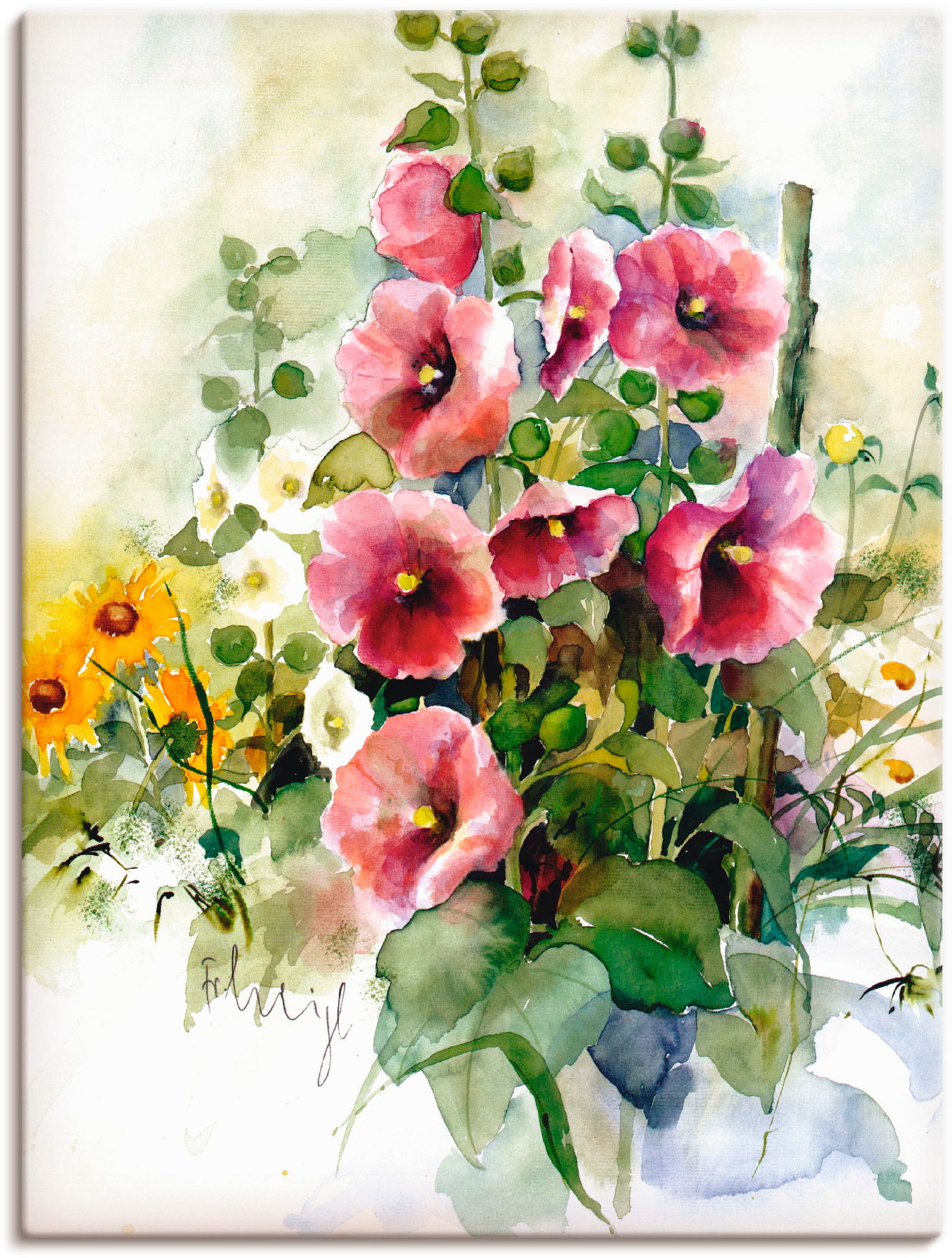 Artland Wandbild »Blumen Zusammenstellung I« Blumen 1 Stk. tlg. als Leinwan günstig online kaufen