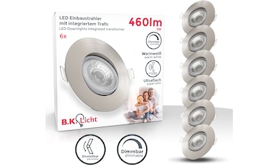 B.K.Licht LED Einbaustrahler, 6 flammig-flammig, Einbauleuchte, dimmbar, Deckenlampe,... kaufen