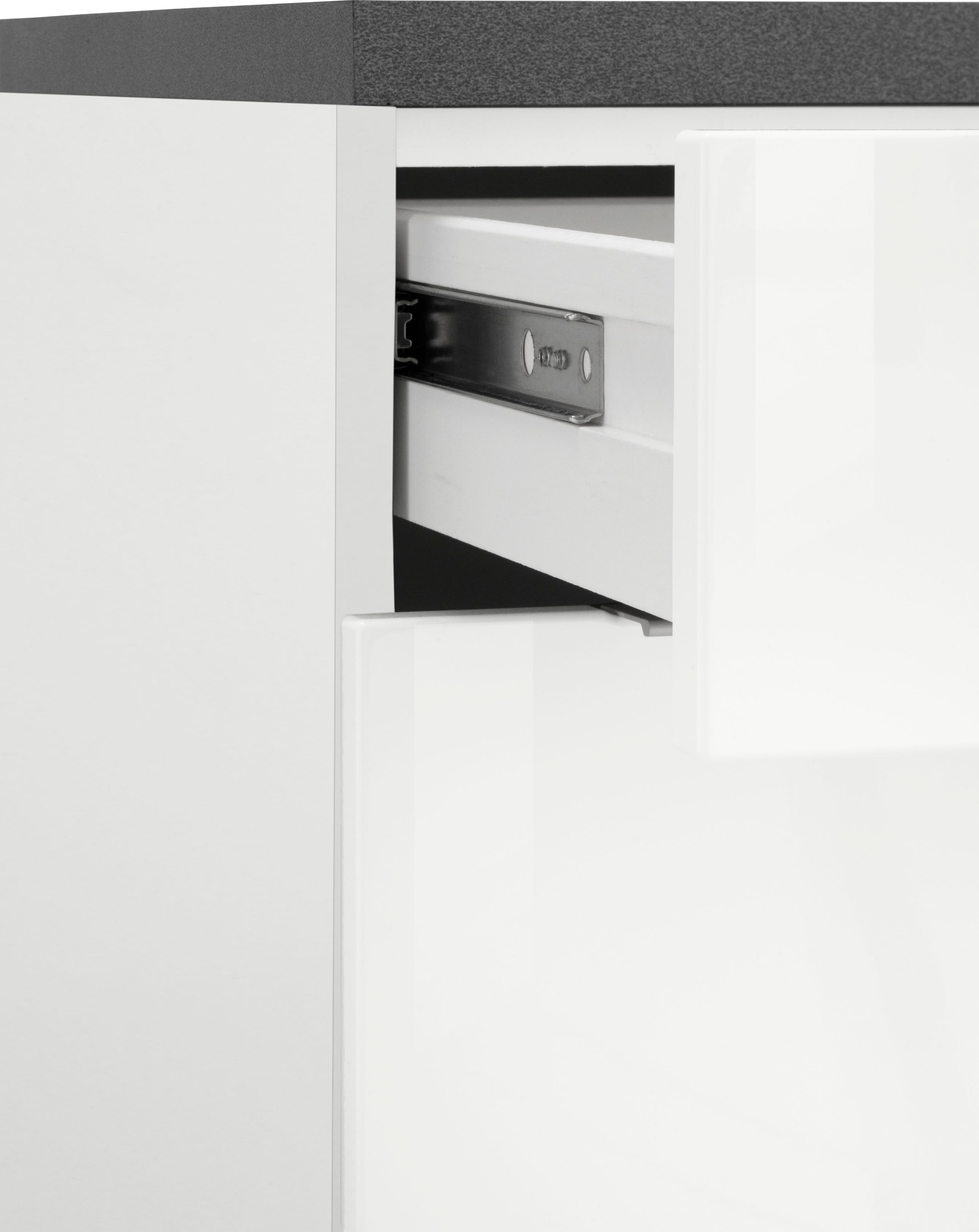 KOCHSTATION Winkelküche »KS-Brindisi«, Stellbreite 220/220 cm, wahlweise mit E-Geräten, mit MDF-Fronten