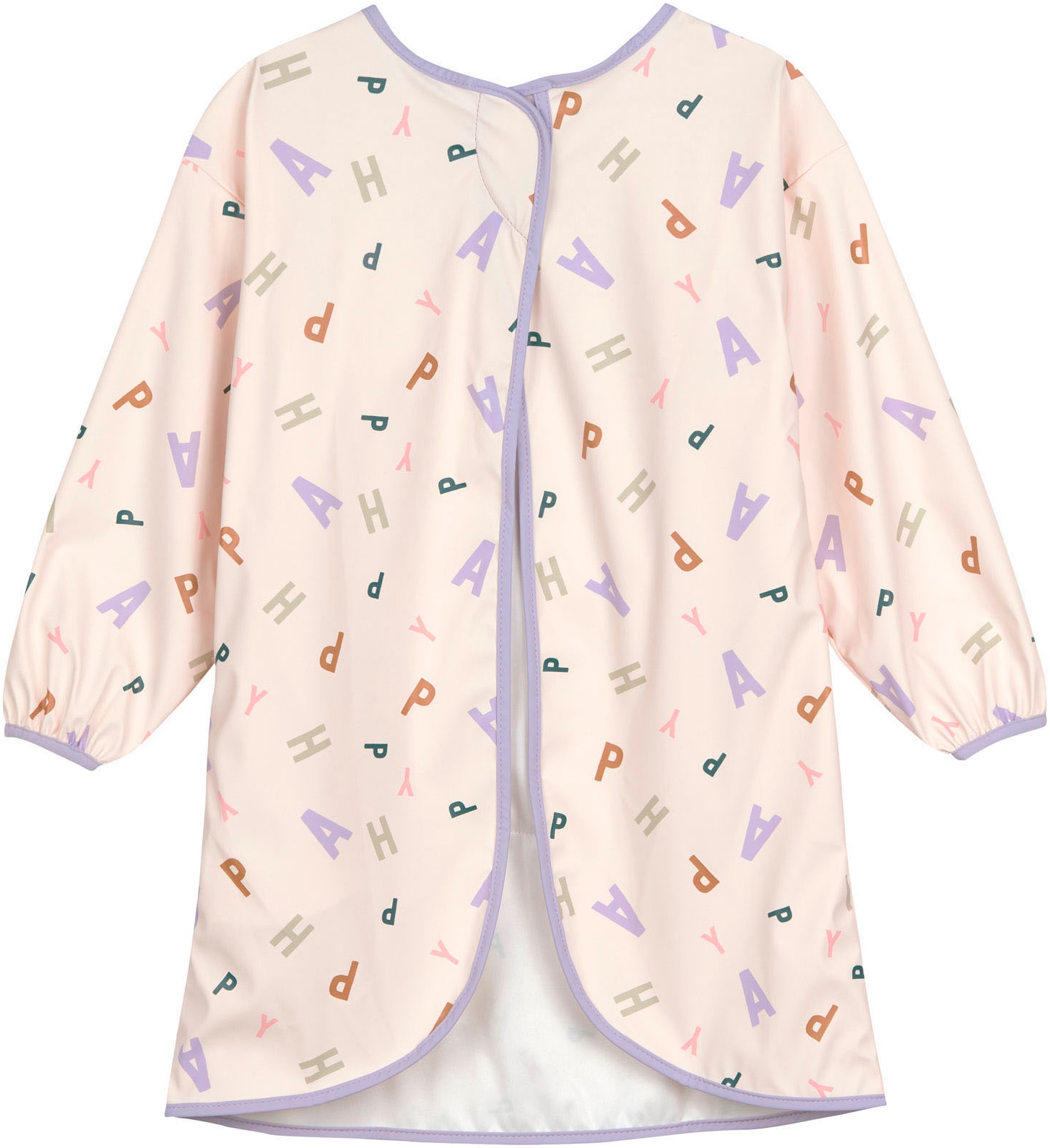 LÄSSIG Malschürze »Happy Fruits, pastel lilac«, GOTS made with organic materials, zertifiziert durch BCS 27262