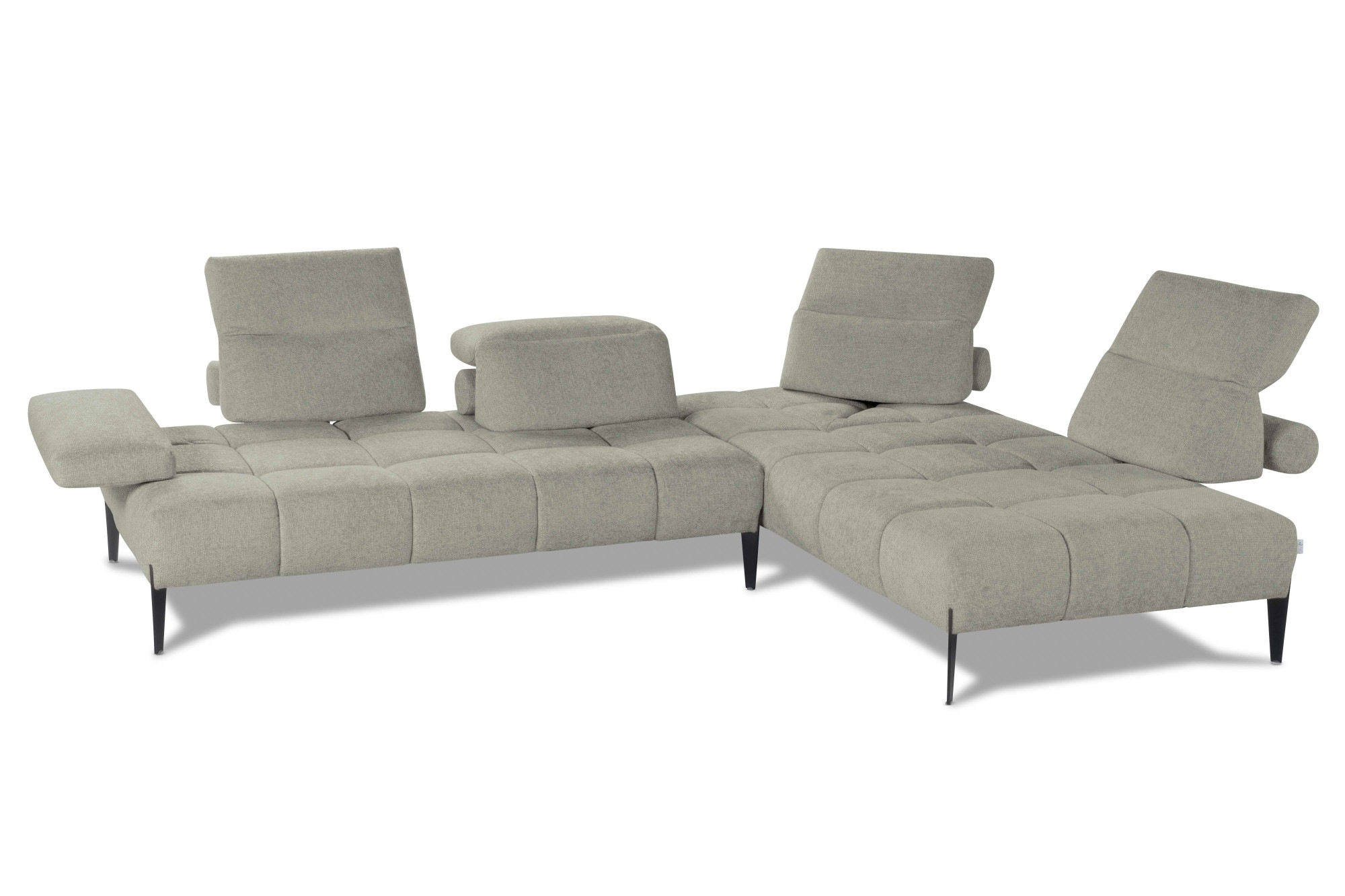 CALIA ITALIA Ecksofa »Skyline, Made in Italy, Design-Sofa, L-Form, mit Sitz günstig online kaufen