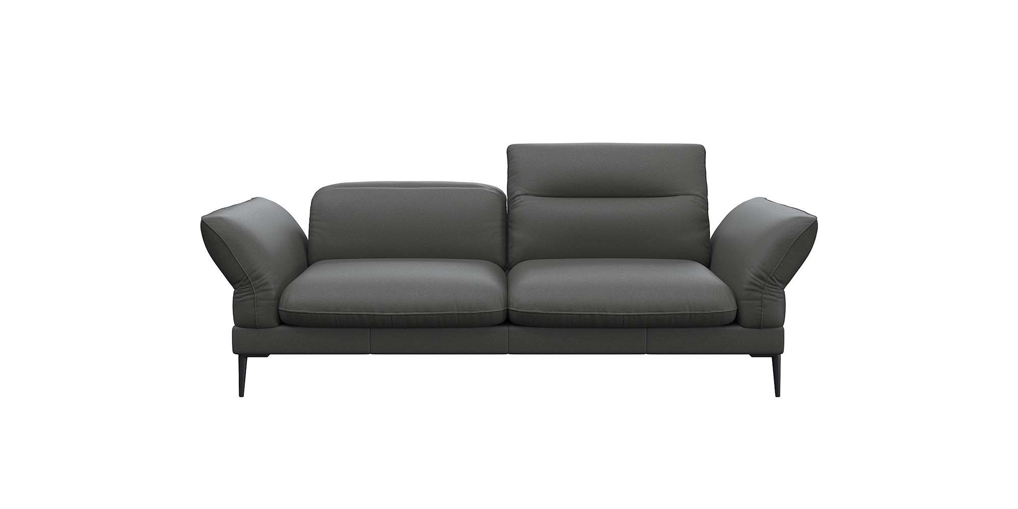 FLEXLUX 2,5-Sitzer »Salino, Funktionssofa, Relaxsofa«, Sofa mit Arm- und Kopfteil-Verstellungen, Kaltschaum & Stahl-Wellen