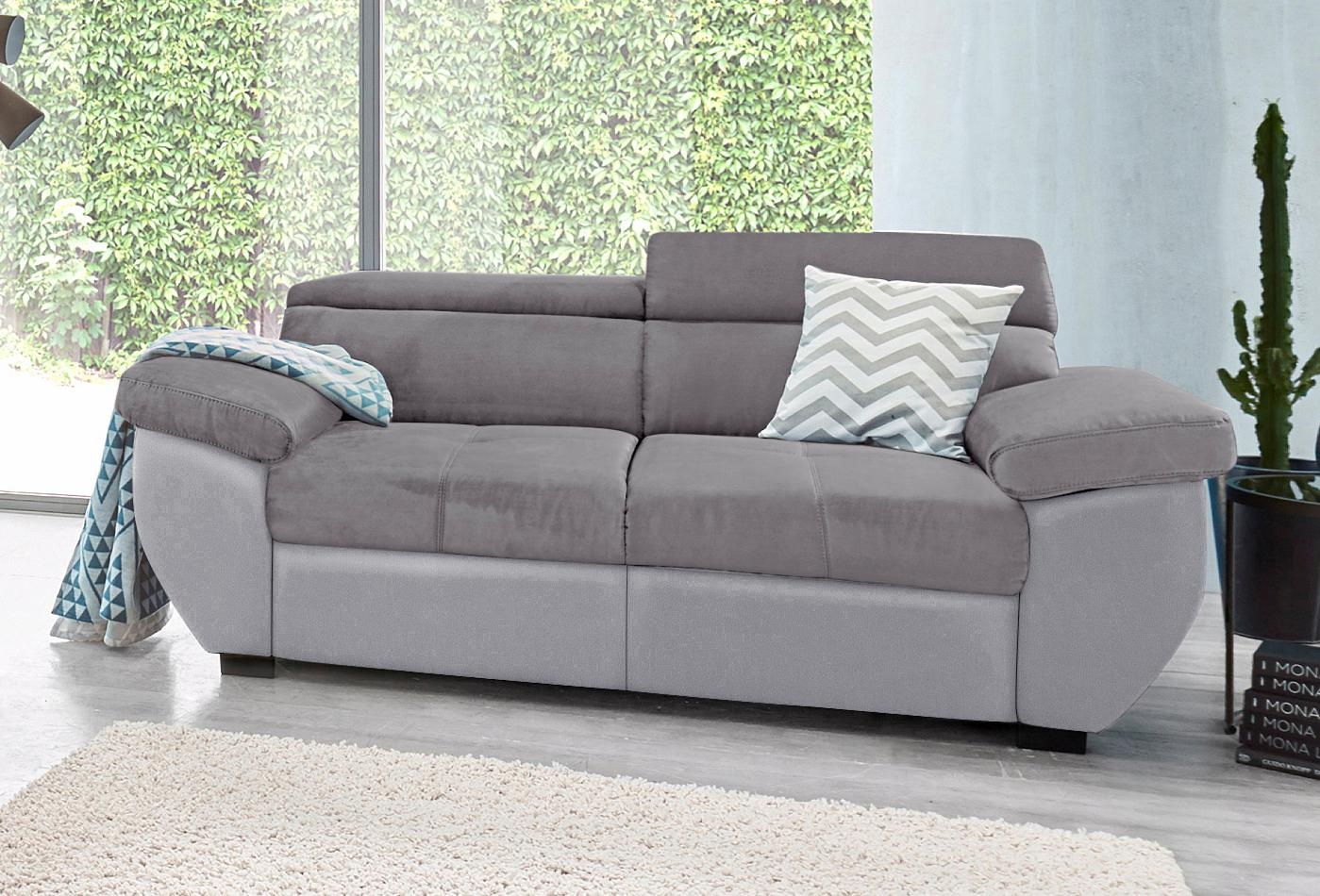 COTTA 2-Sitzer »Speedway«, Big-Sofa mit Kopfteilverstellung günstig online kaufen