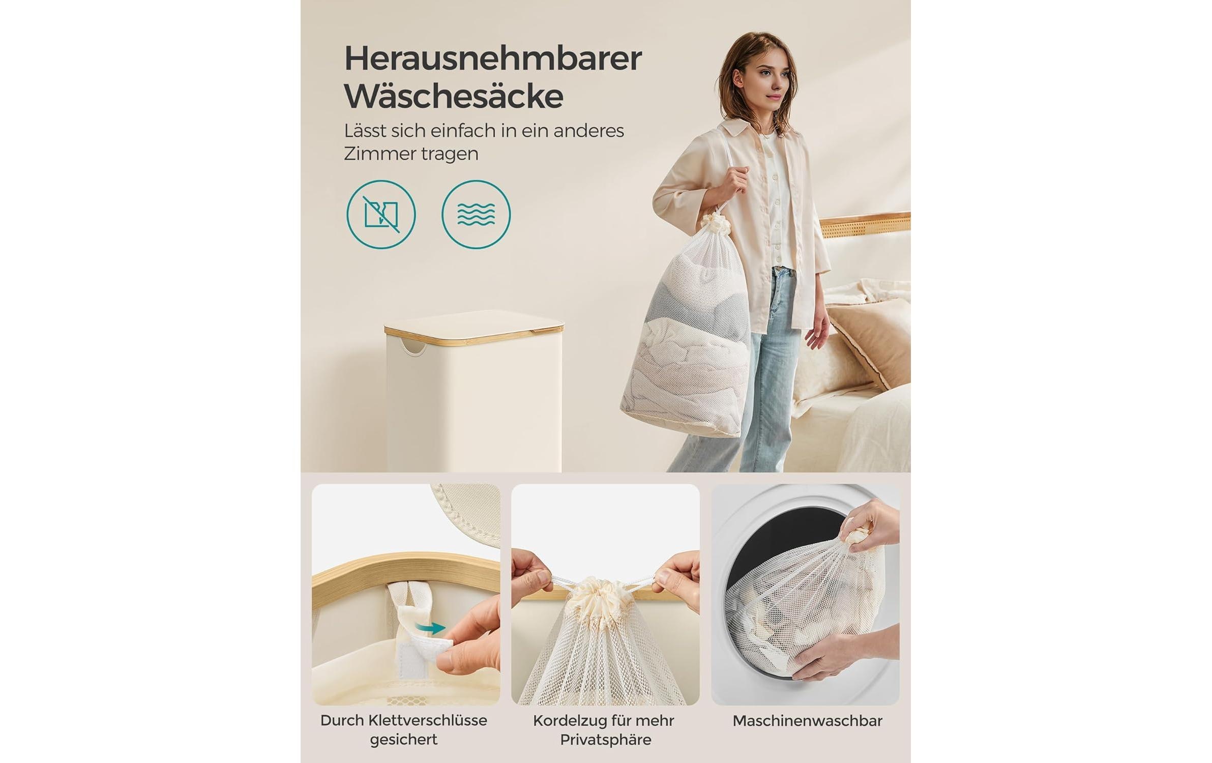SONGMICS Wäschekorb »90 l«