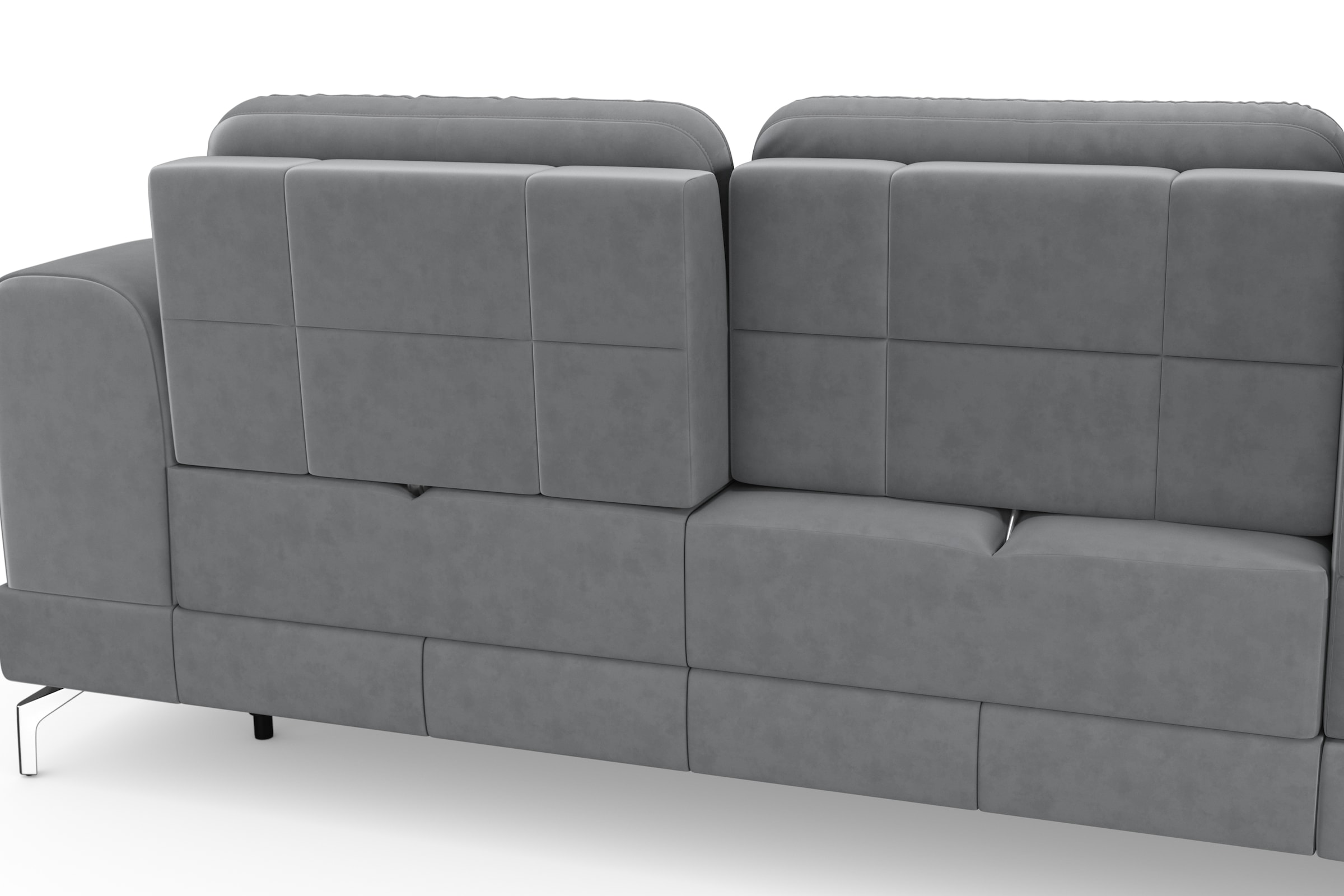 sit&more Ecksofa »Bendigo L-Form«, inklusive Sitztiefenverstellung, Bodenfreiheit 12 cm, in 2 Fußfarben