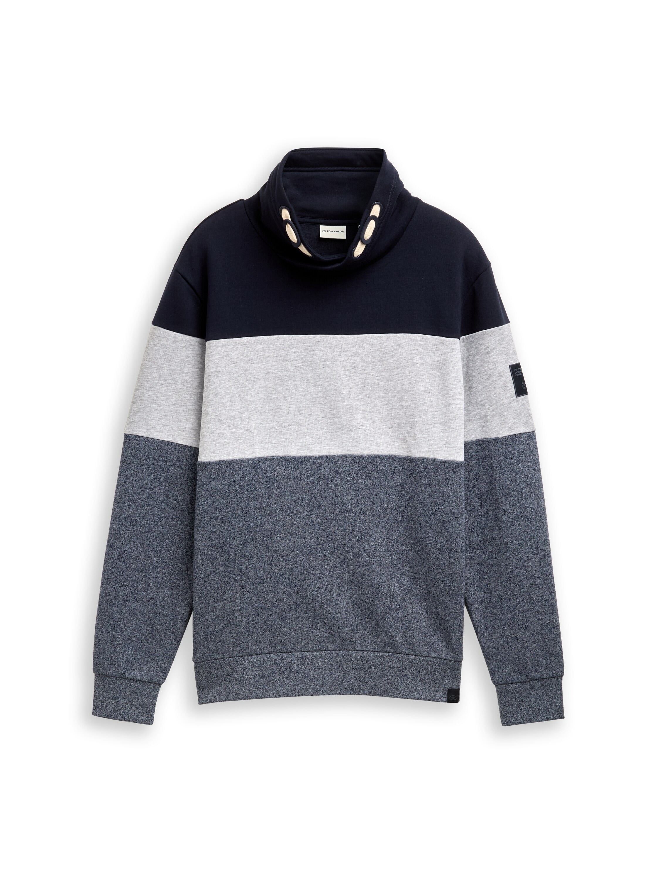 TOM TAILOR Sweatshirt mit Logo Stickerei