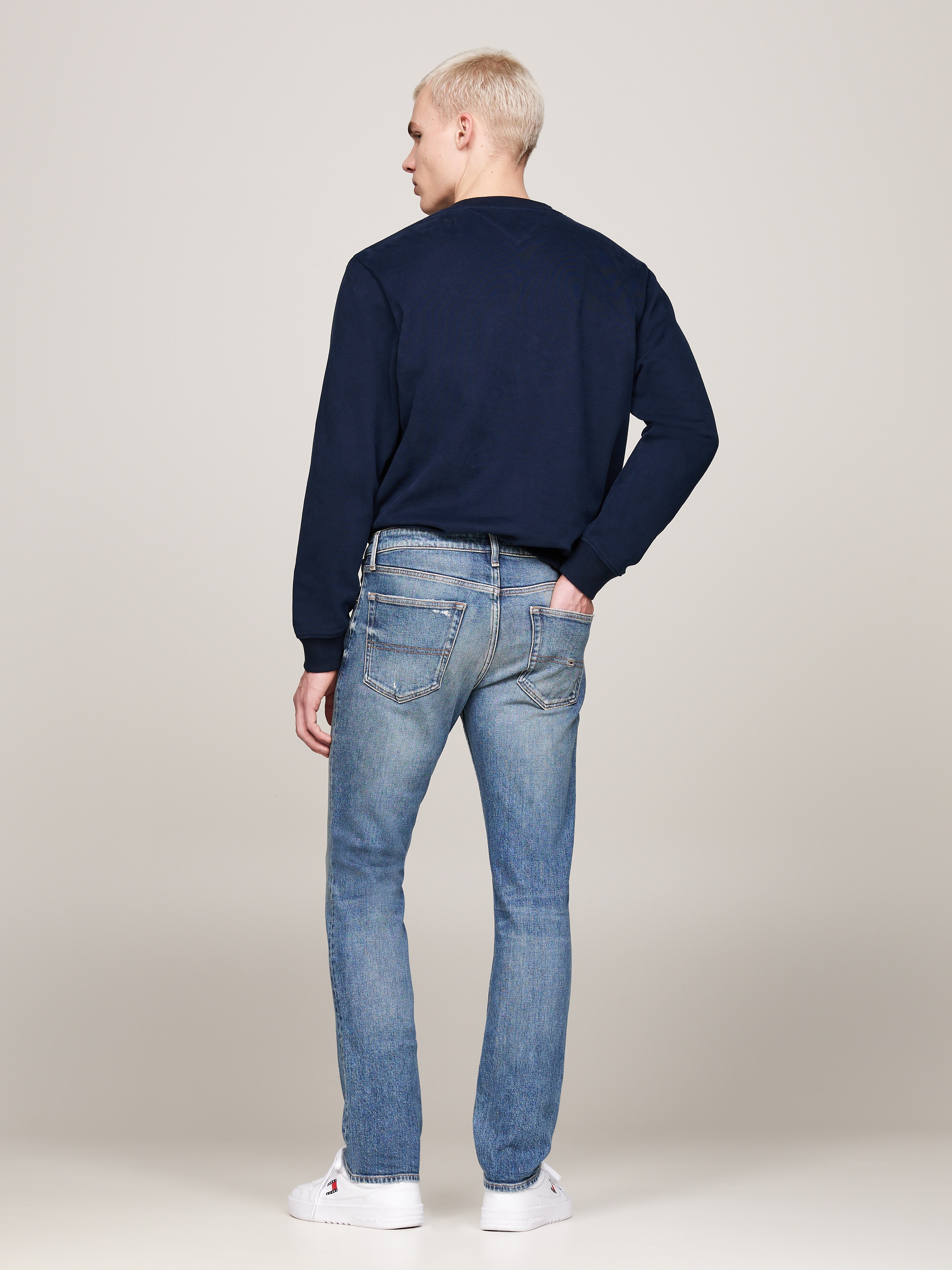 Tommy Jeans Slim-fit-Jeans »Scanton Slim Denim«, Destroyed-Effekt, verschieden Waschungen