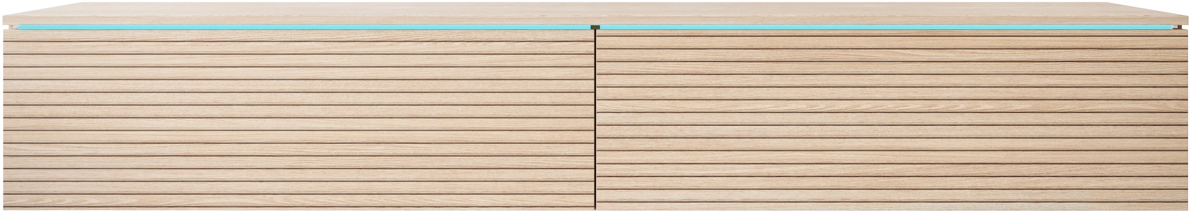 INOSIGN Lowboard »LOWBOARD VERA, wahlweise mit oder ohne Beleuchtung«, Modernes griffloses TV-Board, 180 cm TV-Schrank, stehend und hängend