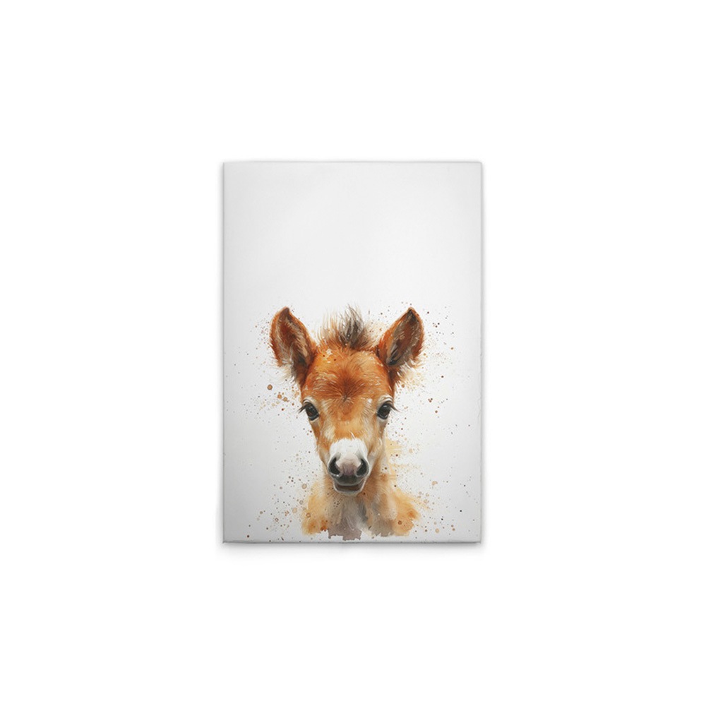 A.S. Création Leinwandbild »Foal - Wandbild Weiß Braun Beige Keilrahmen Kun günstig online kaufen