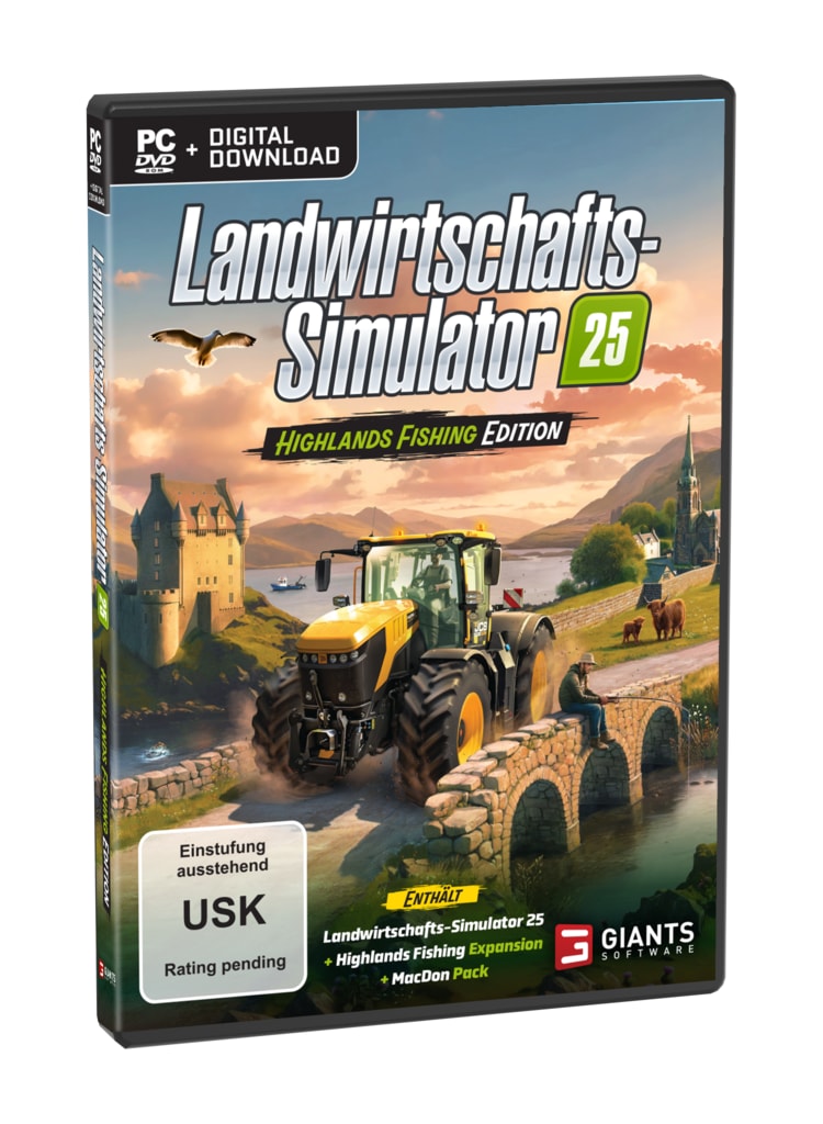 Giants Software Spielesoftware »Landwirtschafts-Simulator 25: Highlands Fishing Edition« PC