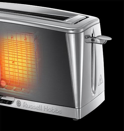 RUSSELL HOBBS Toaster »Luna Moonlight 2325156«, 1 langer Schlitz, für