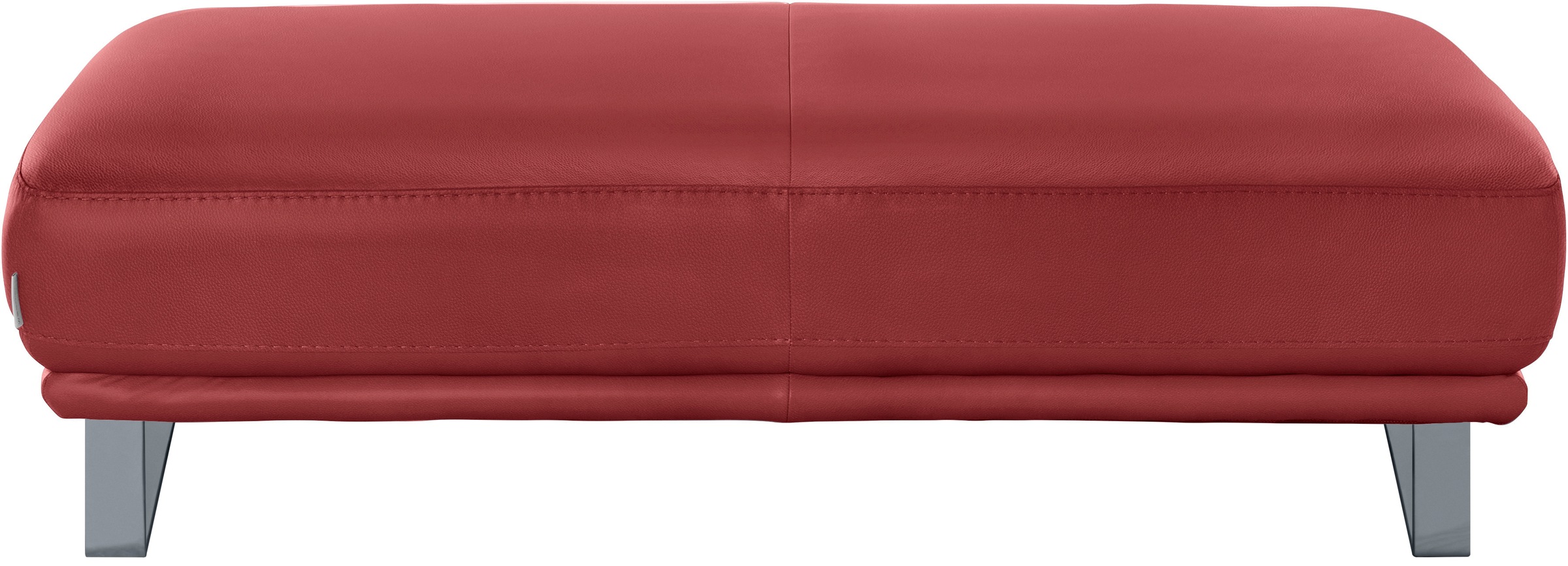 W.SCHILLIG Hocker »montanaa«, mit Metallkufen in Silber matt, Breite 141 cm