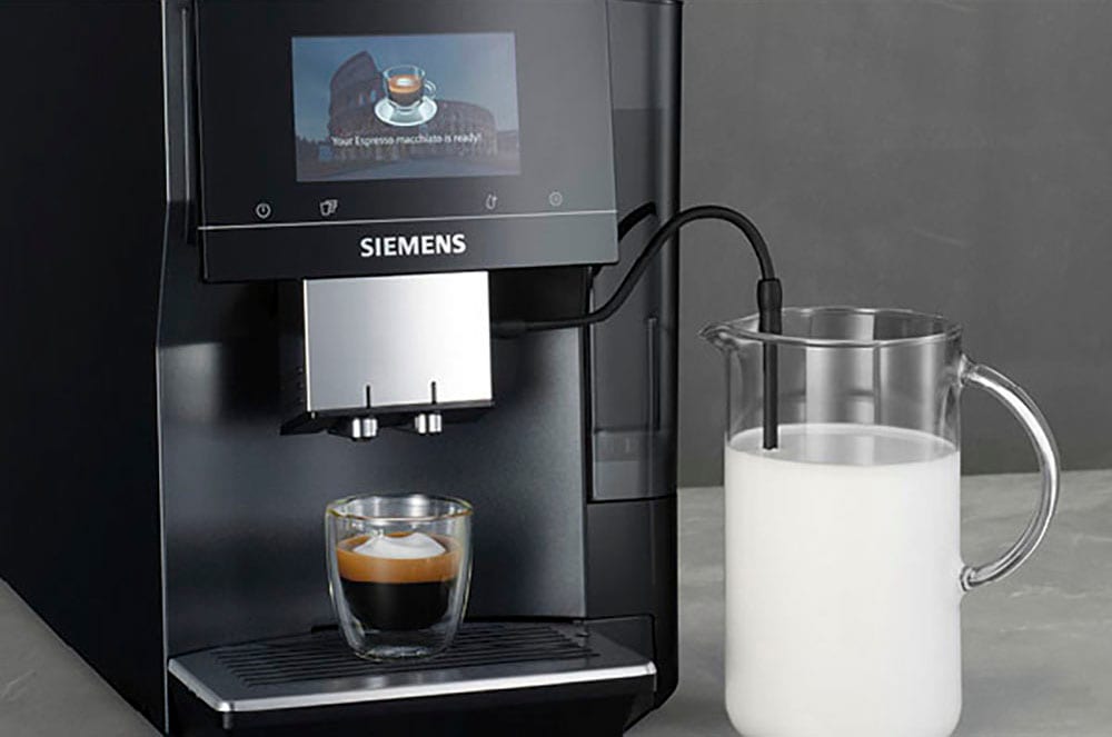 SIEMENS Kaffeevollautomat Milchsystem-Reinigung TP707D06«, 15 speicherbar, classic Profile kaufen »EQ700 Full-Touch-Display, bis