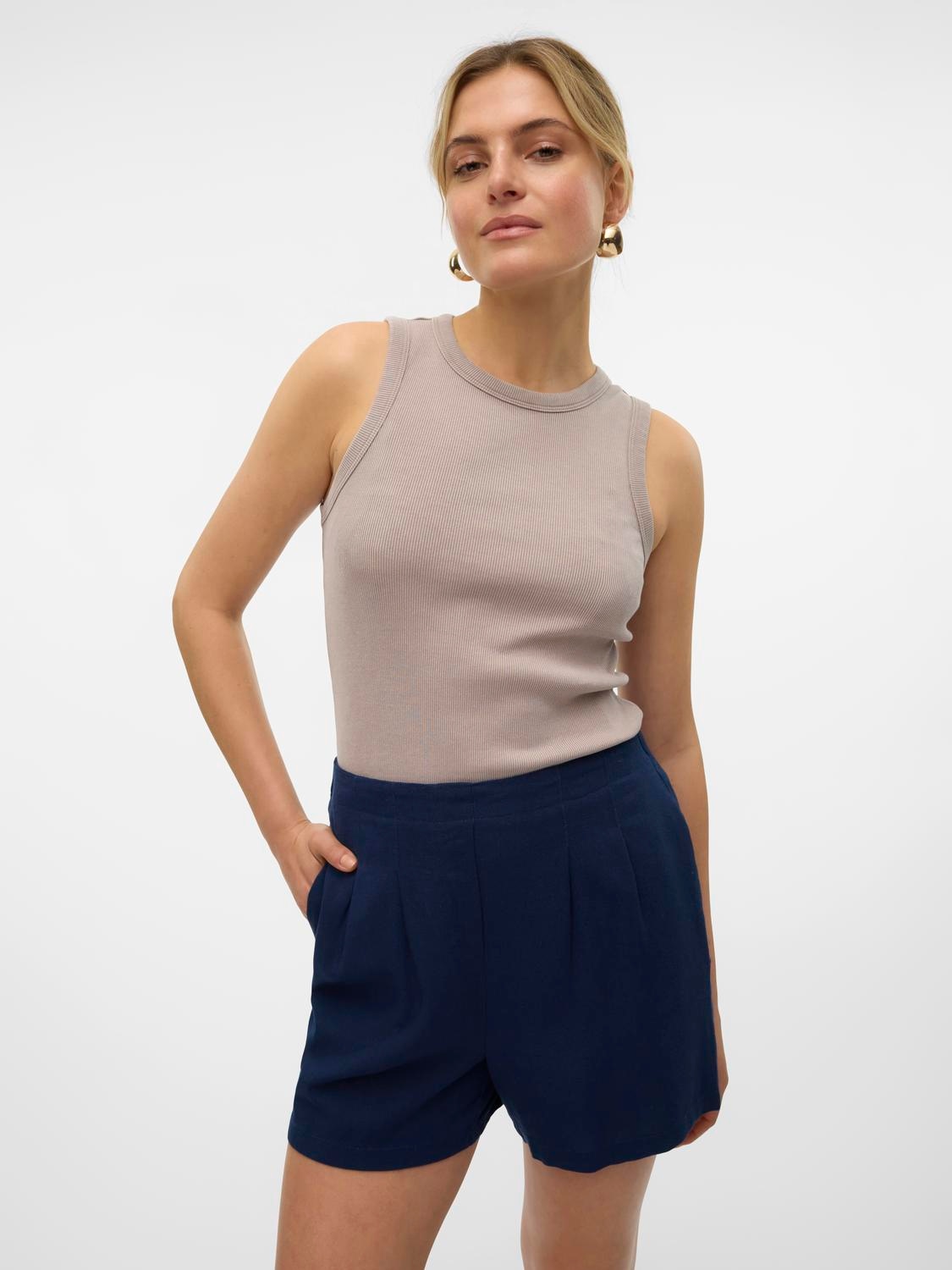 Vero Moda Ripptanktop »VMJANE SL WASHED RIB TOP JRS NOOS«