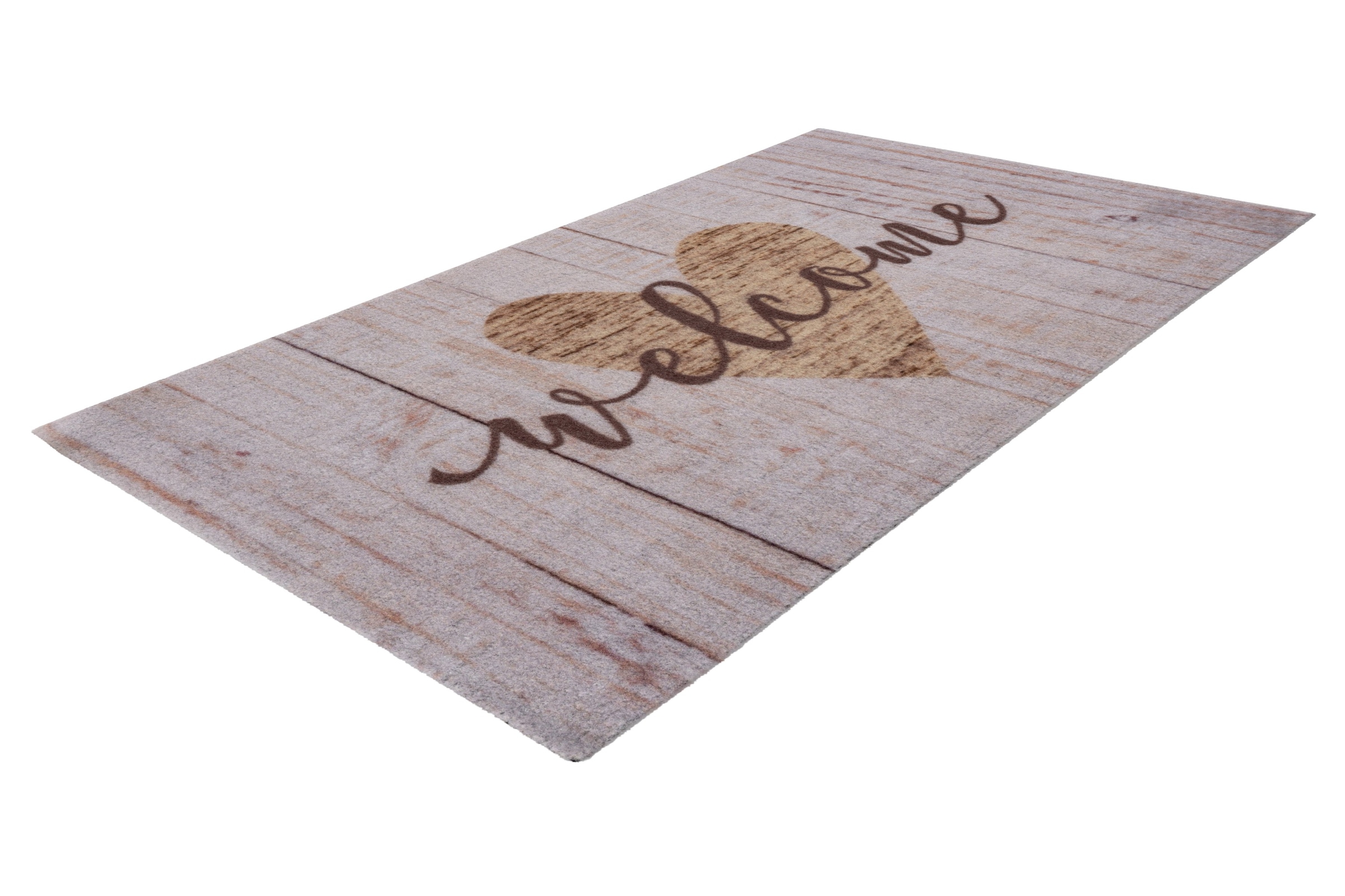 Kayoom Fußmatte »Cosy Entry 625« rechteckig 6 mm Höhe Türmatte, Schmutzfang, Welcome Herz, Eingang