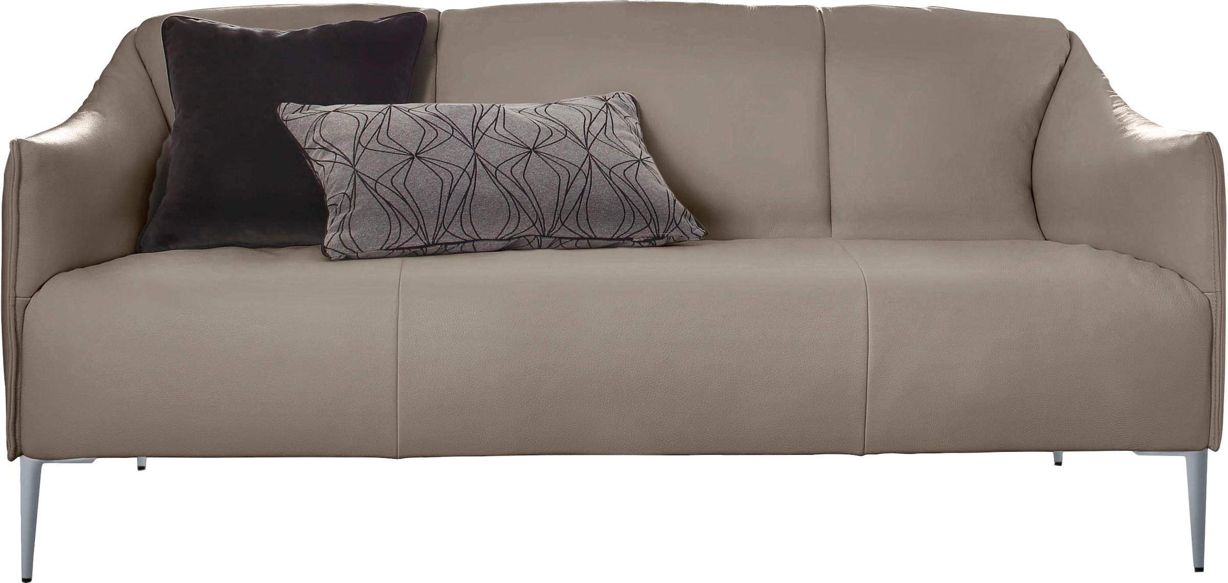 W.SCHILLIG 2,5-Sitzer »sally«, mit Metallfüßen in Silber matt, Breite 174 cm