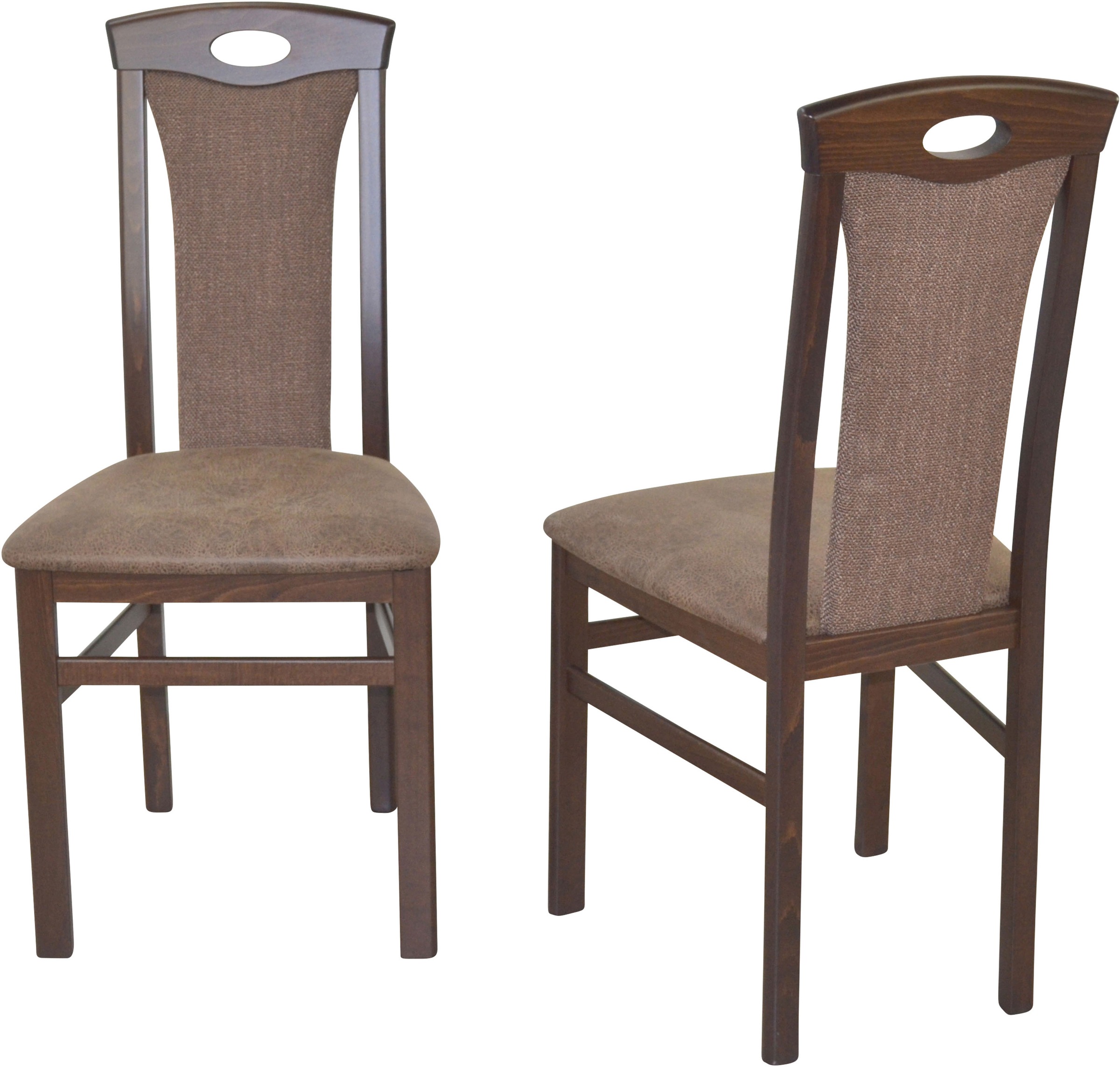 HOFMANN LIVING AND MORE 4-Fußstuhl, (Set), 2 St., Polyester-Kunstleder