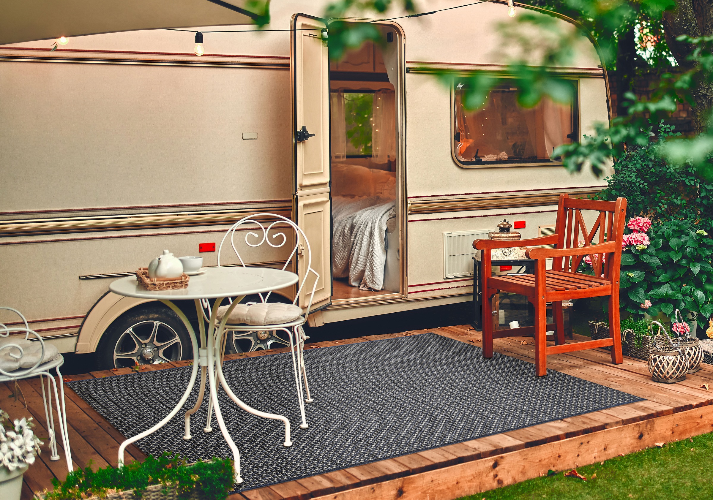 Andiamo Teppich »Outdoor Lagerräumung«, rechteckig, Sonderposten, moderne Designs, verschiedene Qualitäten & Höhen