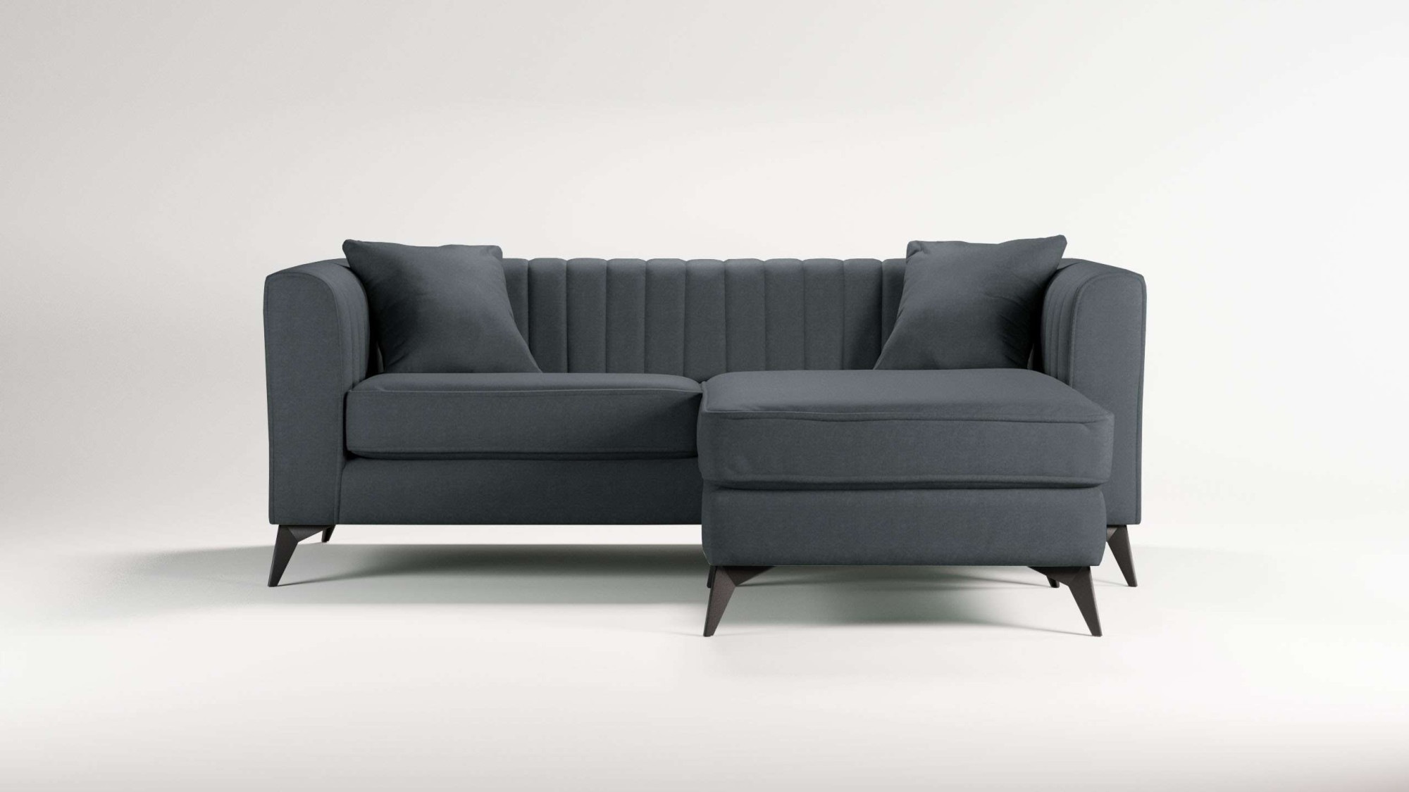 Places of Style Ecksofa »MATTHEW L-Form ideal für kleine Räume, Maße B/T/H: günstig online kaufen