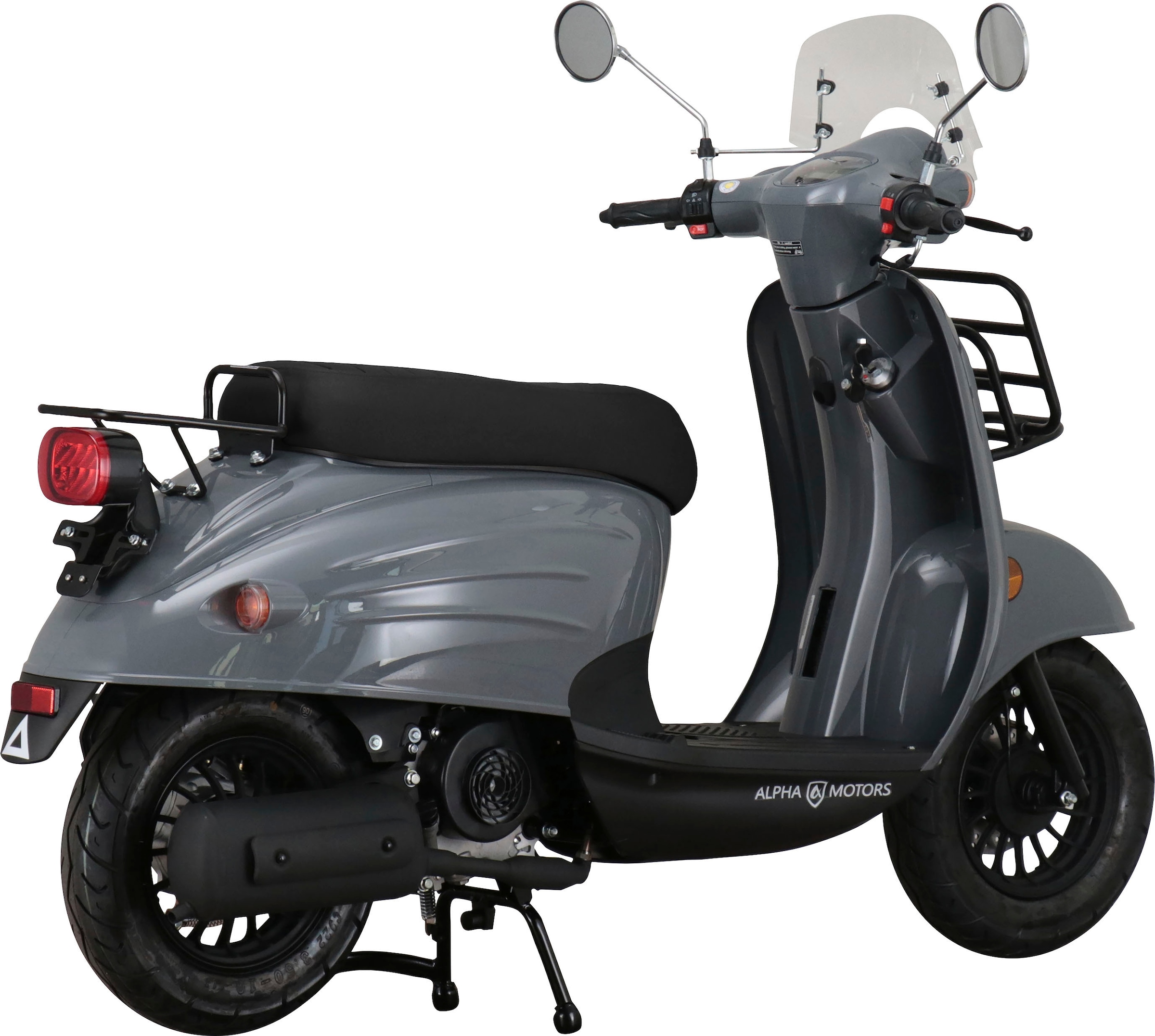 Alpha Motors Mofaroller »Adria«, 50 cm³, 25 km/h, Euro 5, 2,72 PS, (inkl. Windschild), mit Lenkerschloss und Windschild