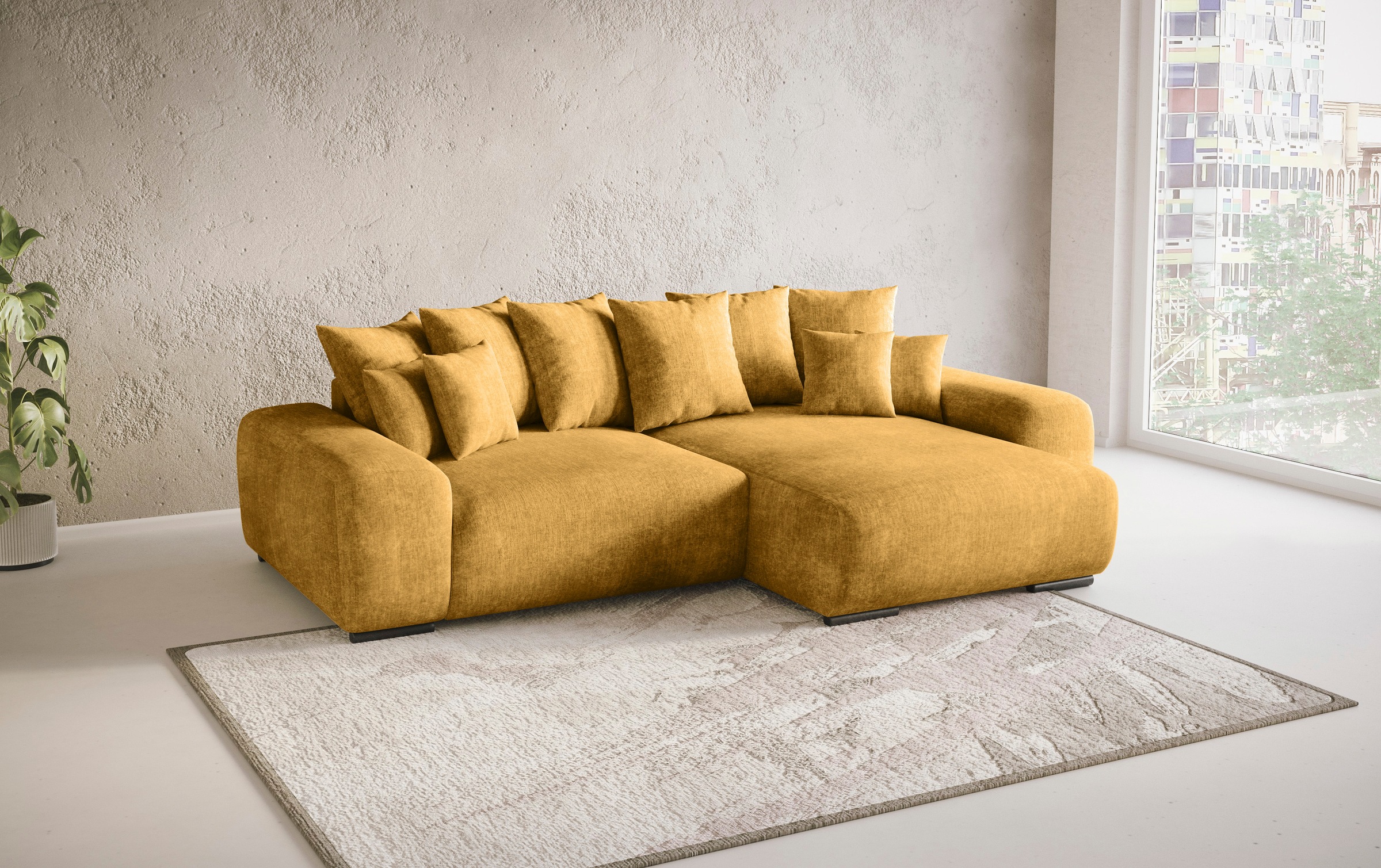 Mr. Couch Polsterecke »Sundance, L-Form«, Dauerschläfer mit Bett, Bettkaste günstig online kaufen