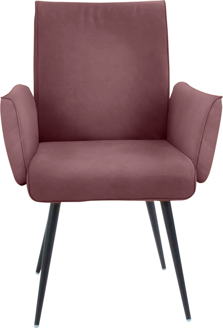 K+W Komfort & Wohnen Armlehnstuhl »Giacomo I« () 1 Stk.4- Fuß-Armlehnenstuh günstig online kaufen