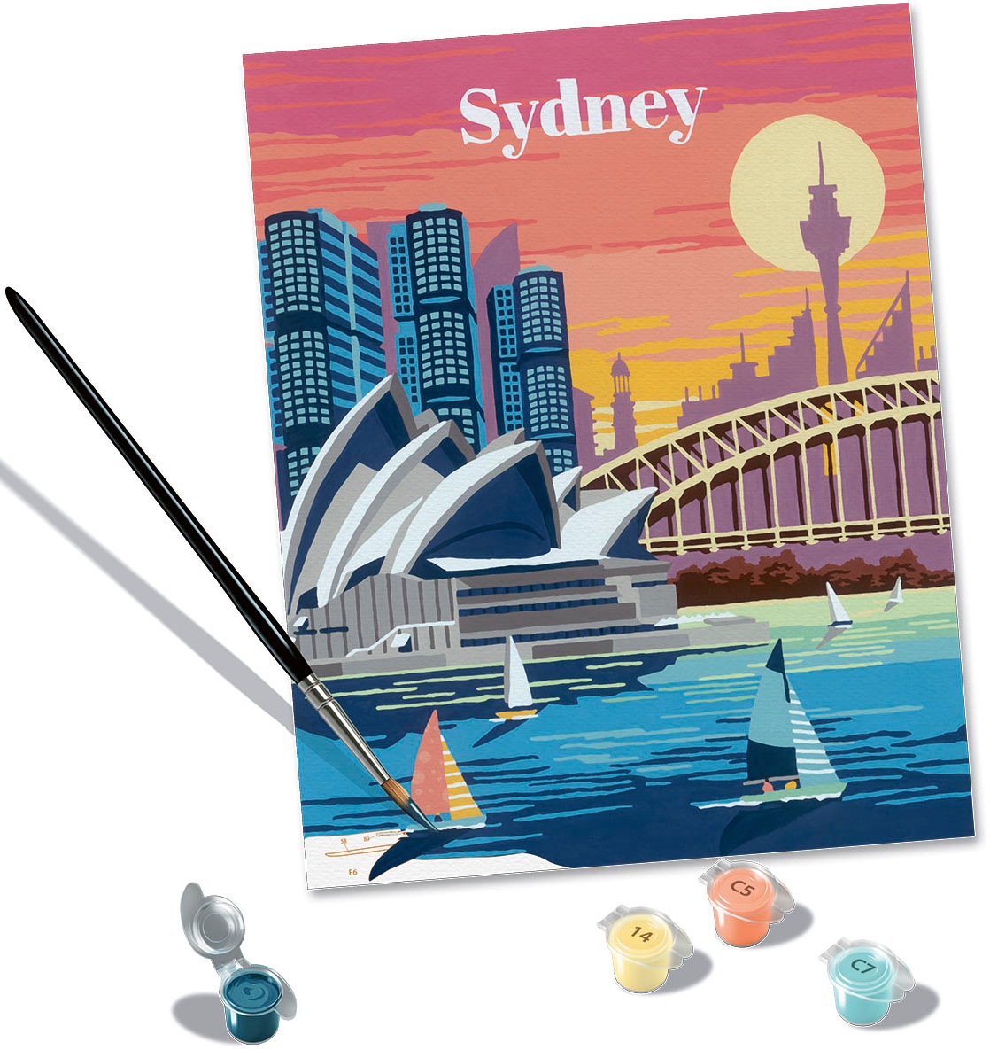 Ravensburger Malen nach Zahlen »CreArt, Colorful Sydney«, Made in Europe