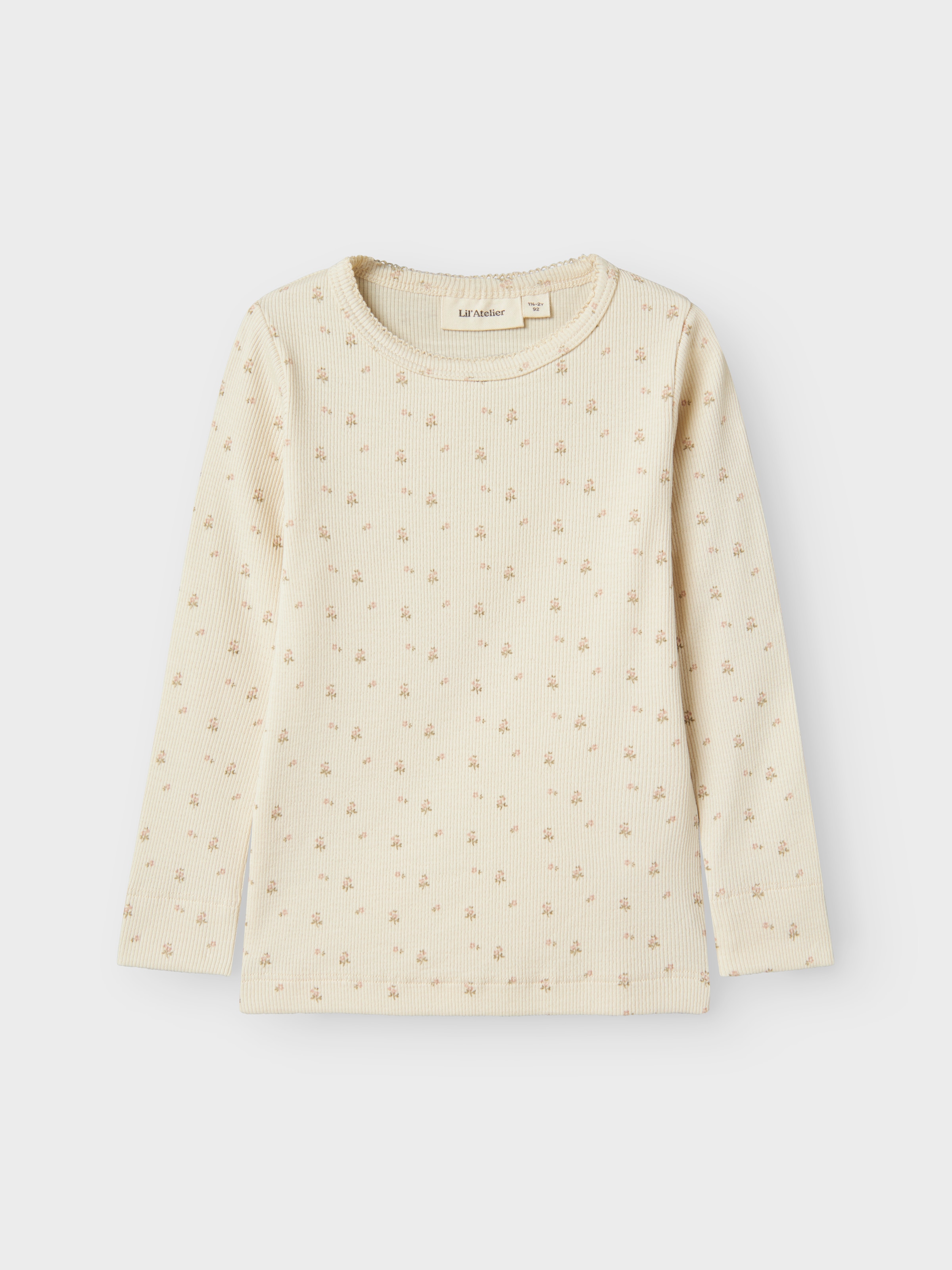 Lil' Atelier Langarmshirt »NMFGAGO LS SLIM TOP LIL NOOS« weiche Jersey Rippqualität