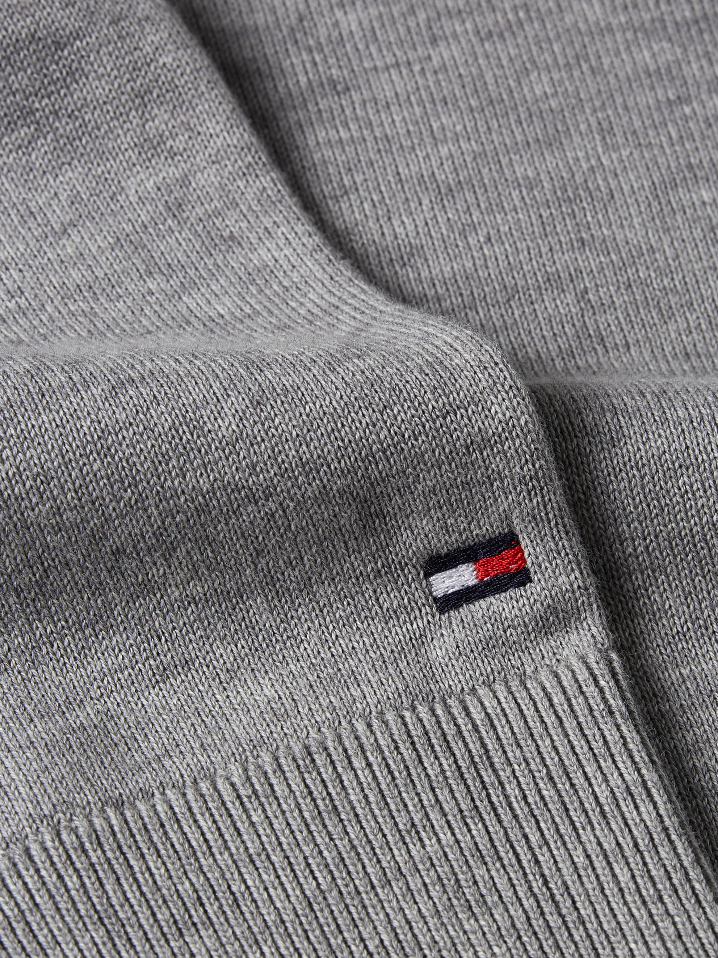 Tommy Hilfiger Rundhalspullover »RWB COTTON CREW NECK«, farbliche Akzente in Tommy Farben