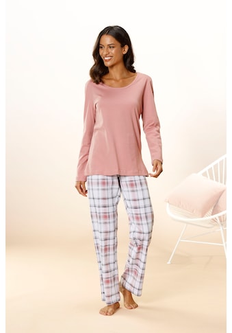 Arizona Pyjama, (2 tlg., 1 Stück), mit Karo Muster kaufen