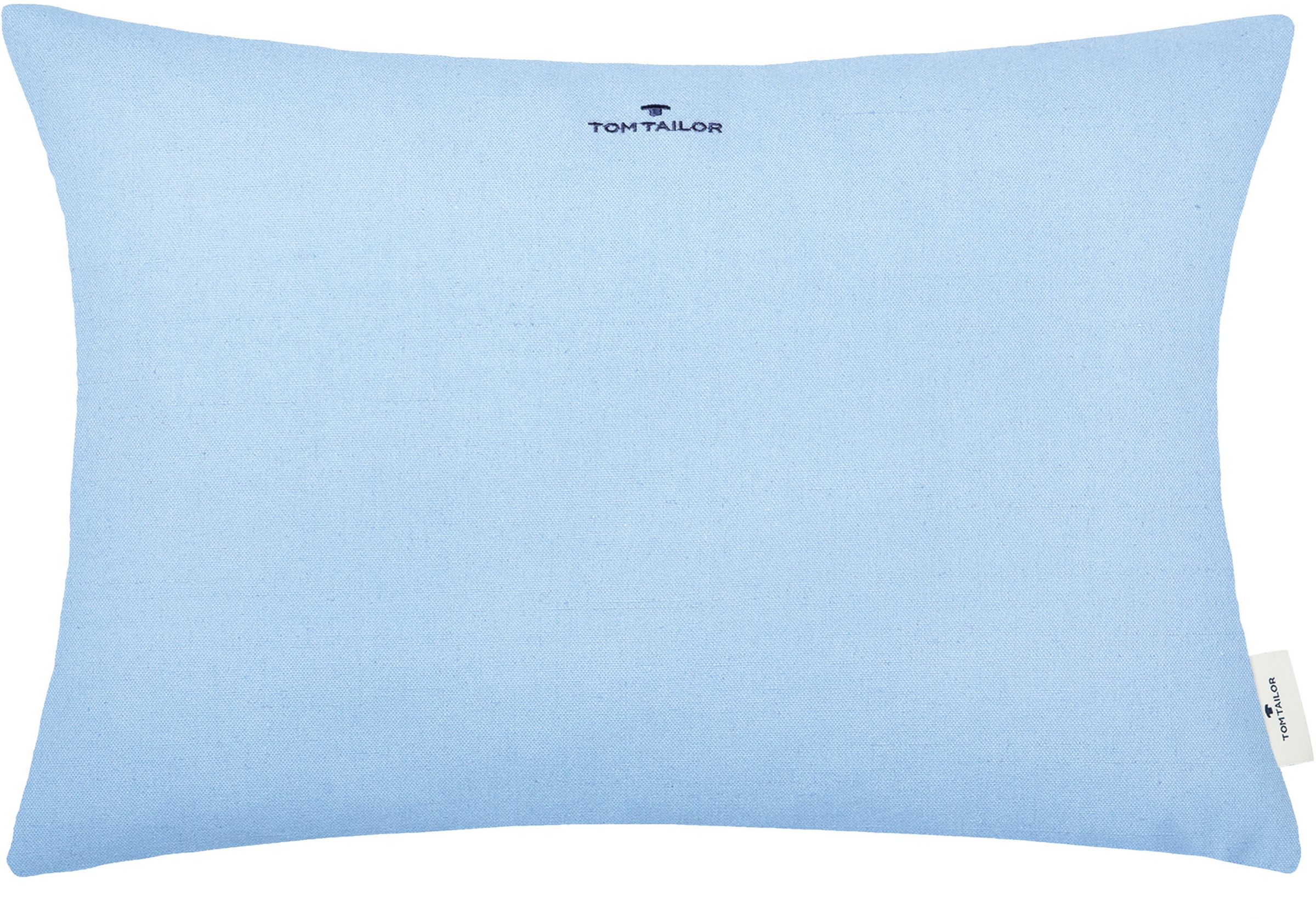 TOM TAILOR HOME Dekokissen »Dove Signature«, mit Paspel, Kissenhülle ohne Füllung, 1 Stück