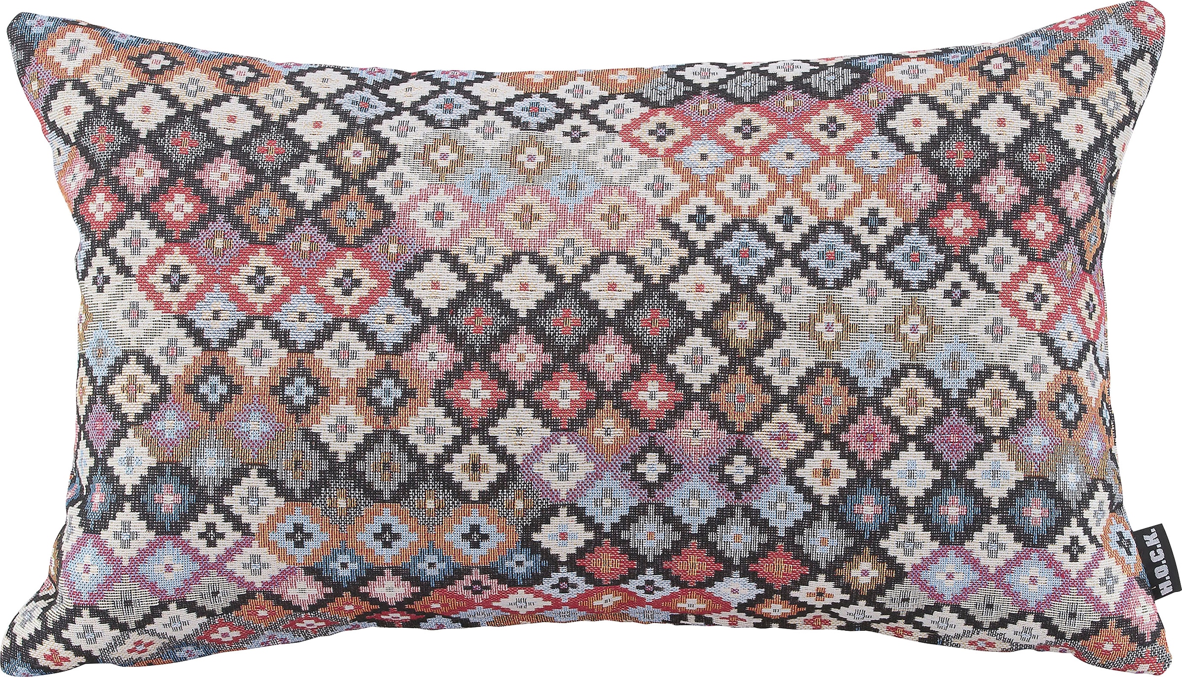 H.O.C.K. Dekokissen »Hugo« mit trendigem Muster, Kissenhülle mit Füllung, 1 günstig online kaufen